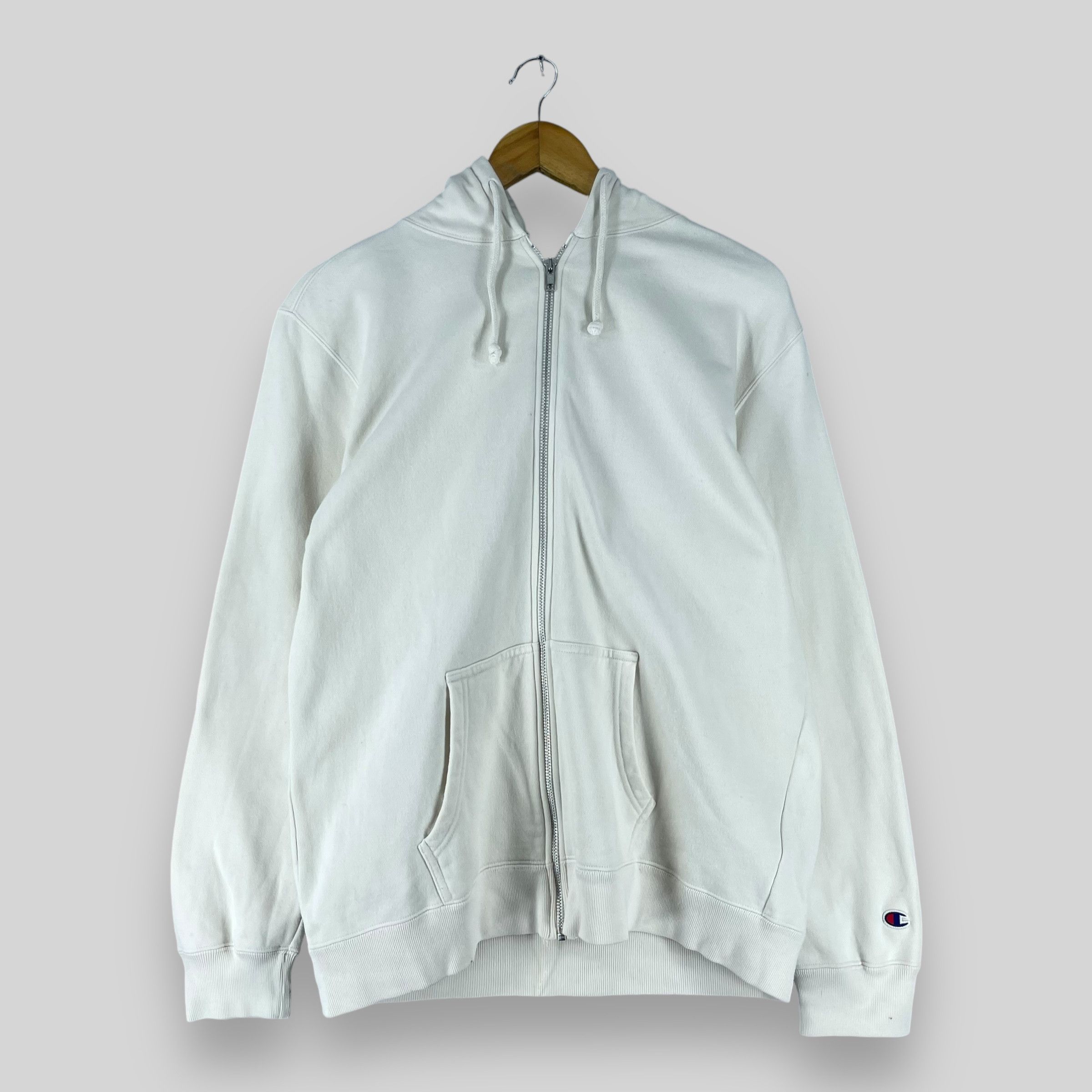 Champion Vintage 90's CHAMPION Fully Zipper Sweatshirt Hoodie Size US M / EU 48-50 / 2 - 1 Thumbnail