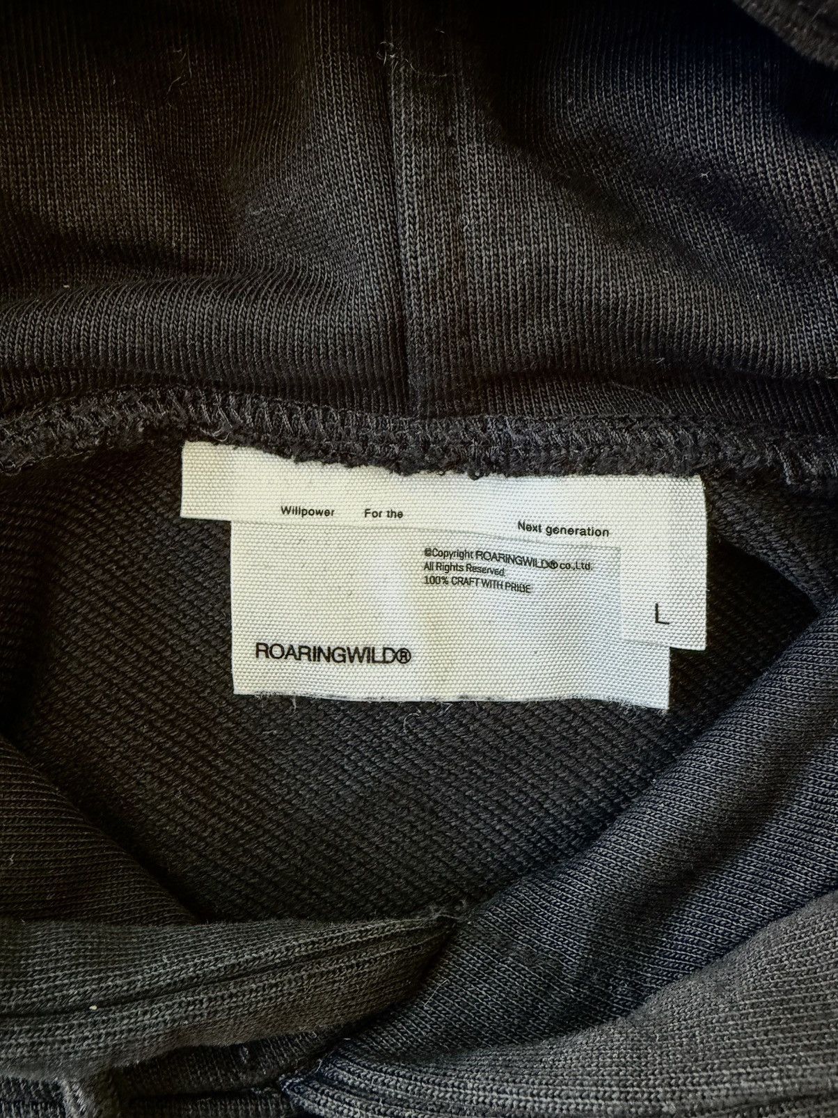Other RoaringWild Black Patchwork Hoodie Size US L / EU 52-54 / 3 - 9 Thumbnail