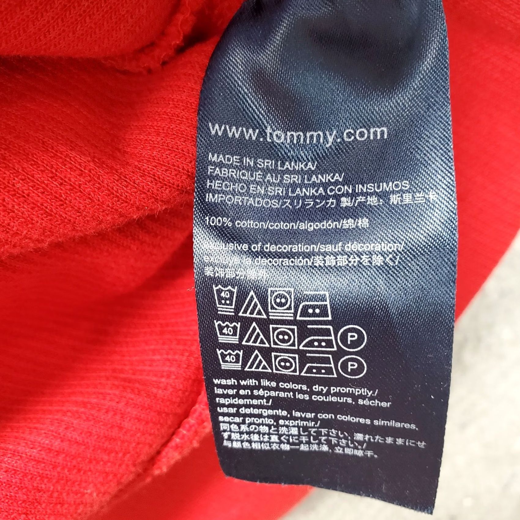 Tommy Hilfiger Tommy Hilfiger Mens Size M Red 1/4 Zip Sweatshirt Pullover Long Sleeve Cotton Mock Neck Shirt Size US M / EU 48-50 / 2 - 6 Thumbnail
