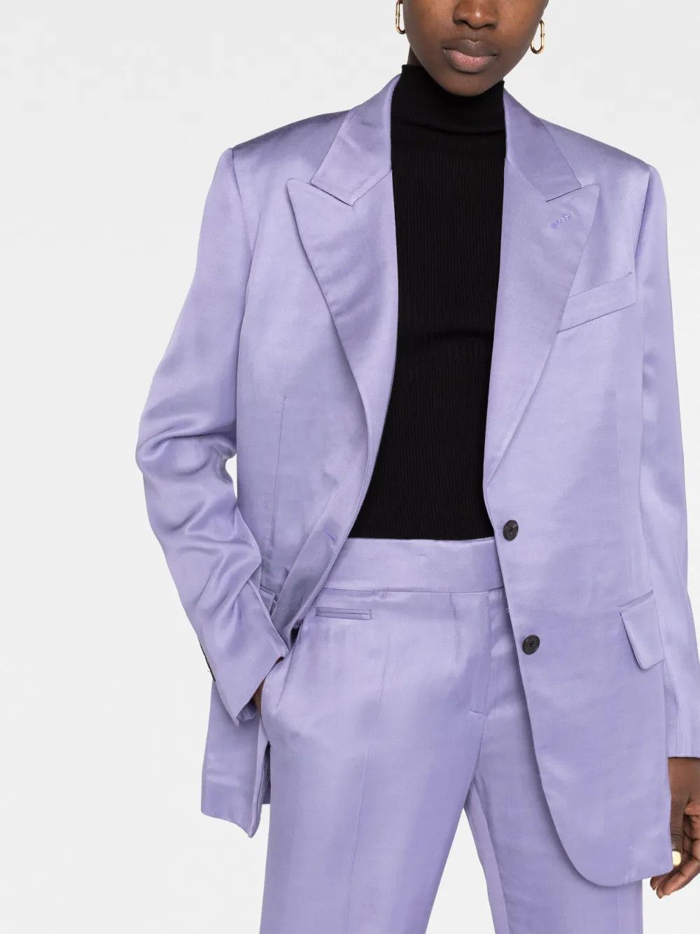 Tom Ford o1y0126 Blazer in Lilac Size XS / US 0-2 / IT 36-38 - 3 Thumbnail