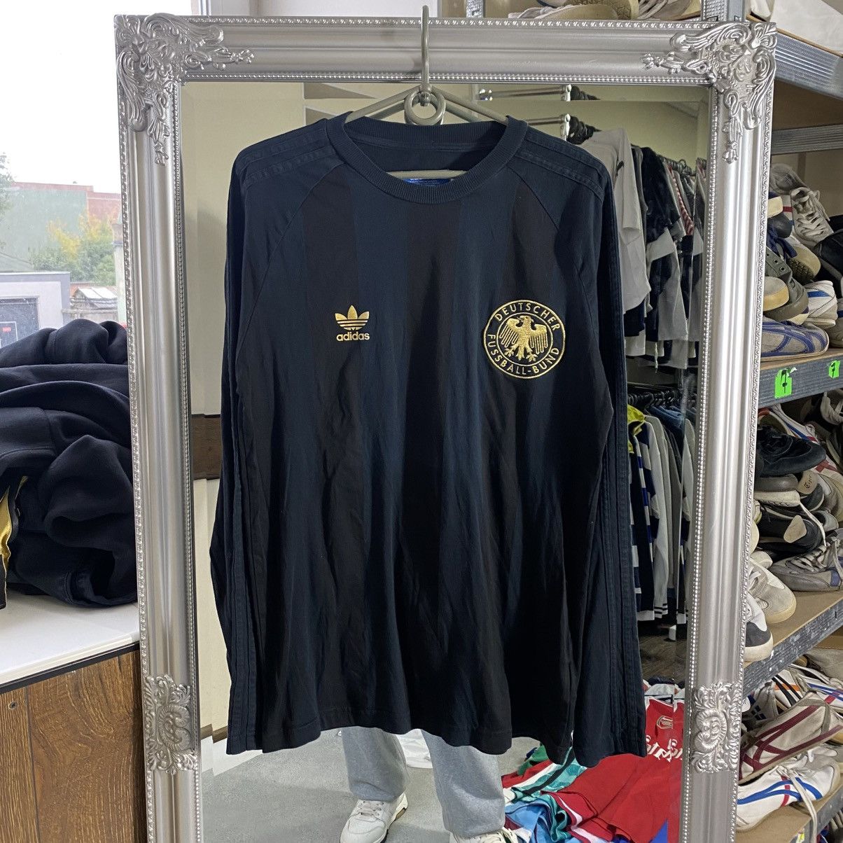 Adidas Germany Away Fusball Jersey Rare Deutscher Size US M / EU 48-50 / 2 - 1 Thumbnail