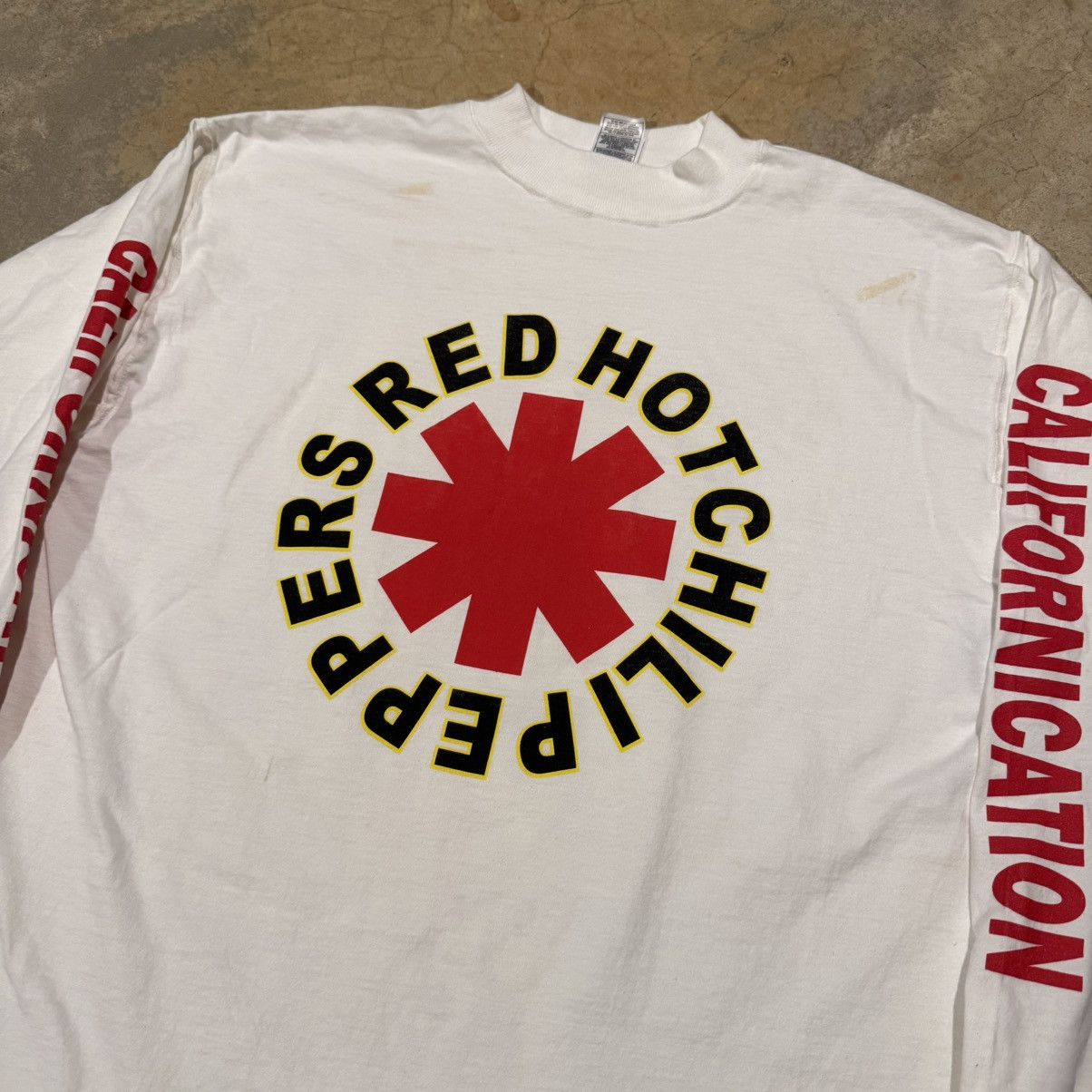 Vintage 1999 Red Hot Chili Peppers Californication Tour Tee STP Band Size US XL / EU 56 / 4 - 5 Thumbnail