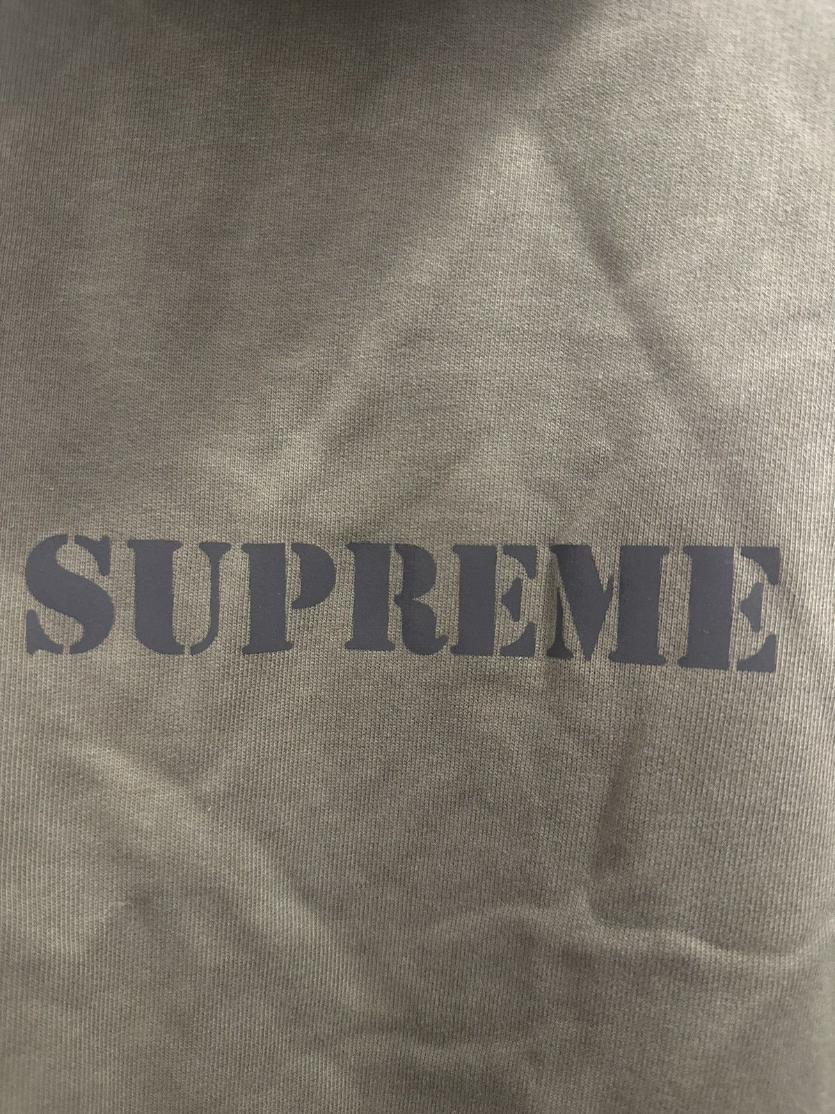Stone Island × Supreme Supreme x Stone Island Hoodie Olive Size US M / EU 48-50 / 2 - 10 Thumbnail
