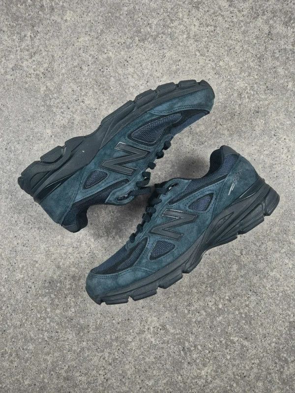 New Balance New Balance 990 V4 JJJJound Men's Navy Athletic Sneakers 42 Size US 9 / EU 42 - 3 Thumbnail