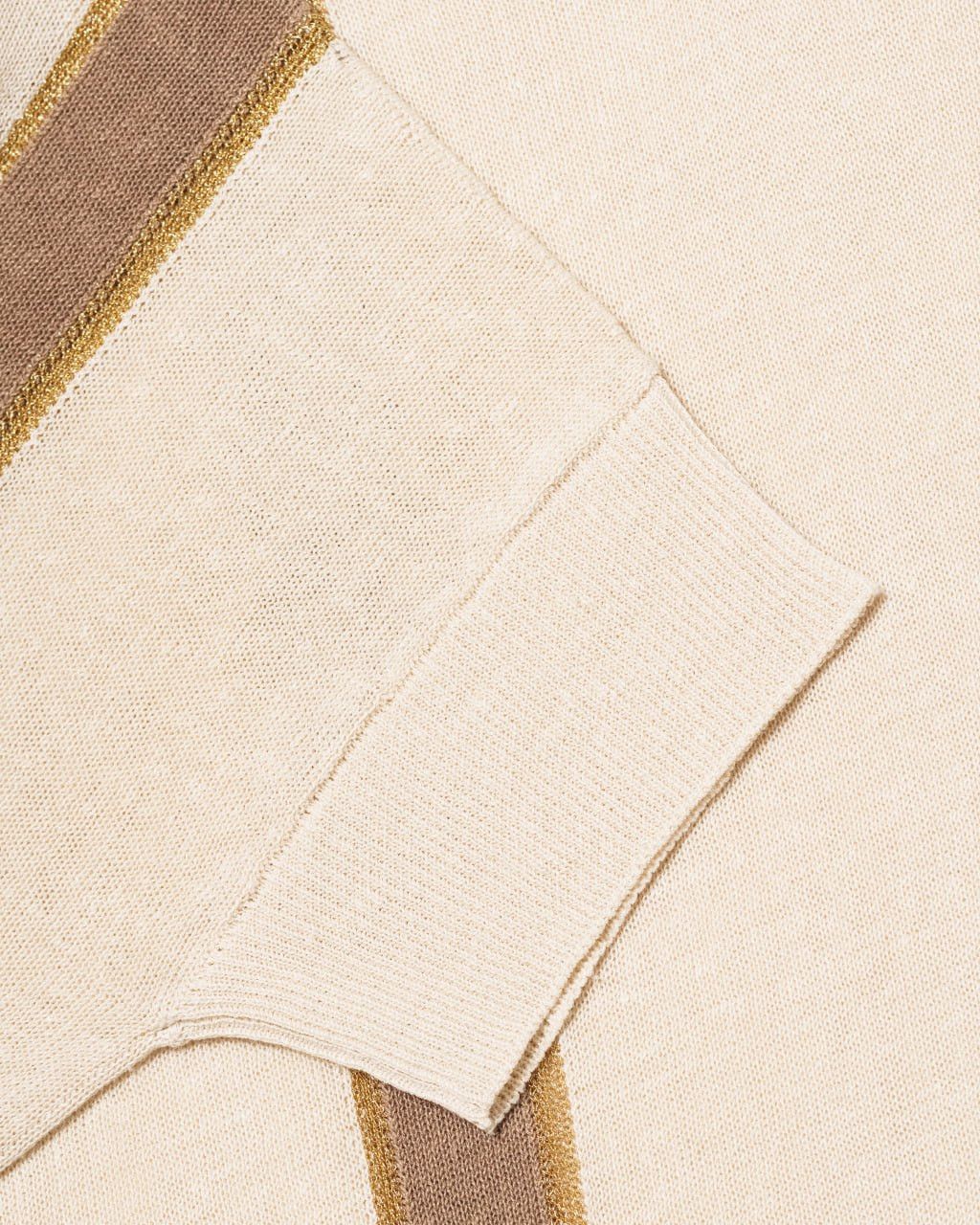 Peserico Peserico Linen Cotton Lurex Knit Top — IT42 / S-M Size M / US 6-8 / IT 42-44 - 3 Thumbnail