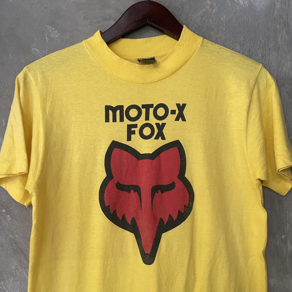 Fox Racing × Vintage Vintage 70's MOTO-X FOX Factory Inc T-Shirt Racing Motocross Size US S / EU 44-46 / 1 - 11 Thumbnail
