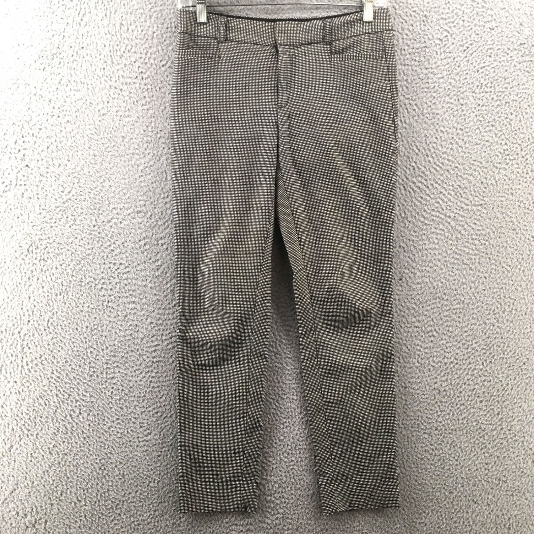 Banana Republic Banana Republic Dress Pants Womens 0 Multicolor Herringbone Casual Dress Pants Regular Womens Multicolor Banana Republic Size 28" / US 6 / IT 42 - 2 Thumbnail