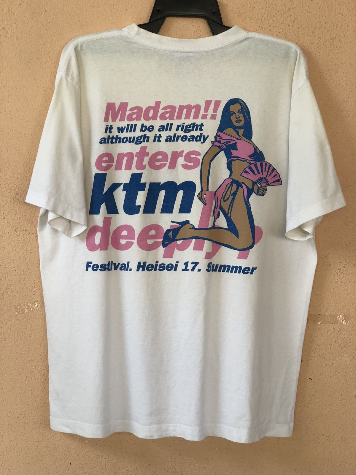 Japanese Brand Vintage KTM Sexy Women Streetwear Tee Size US XL / EU 56 / 4 - 1 Thumbnail