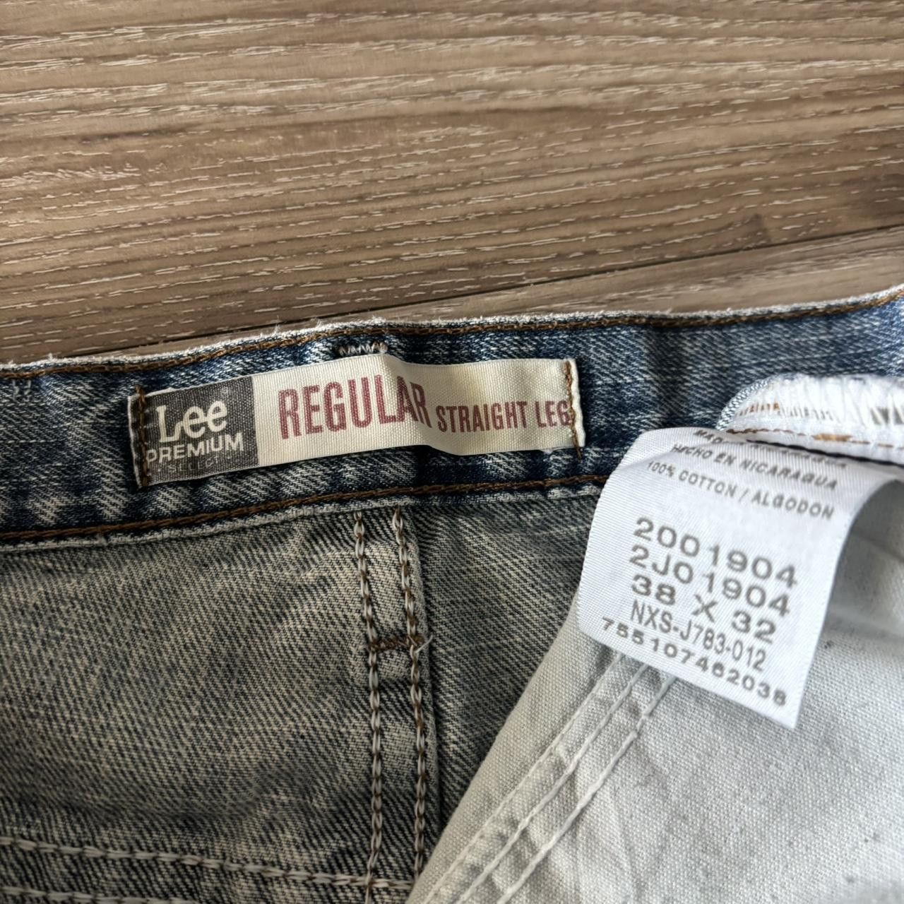 Vintage Crazy Vintage Y2K/2000s Grunge Light Wash Denim Jeans! 38x32 Size US 38 / EU 54 - 8 Thumbnail