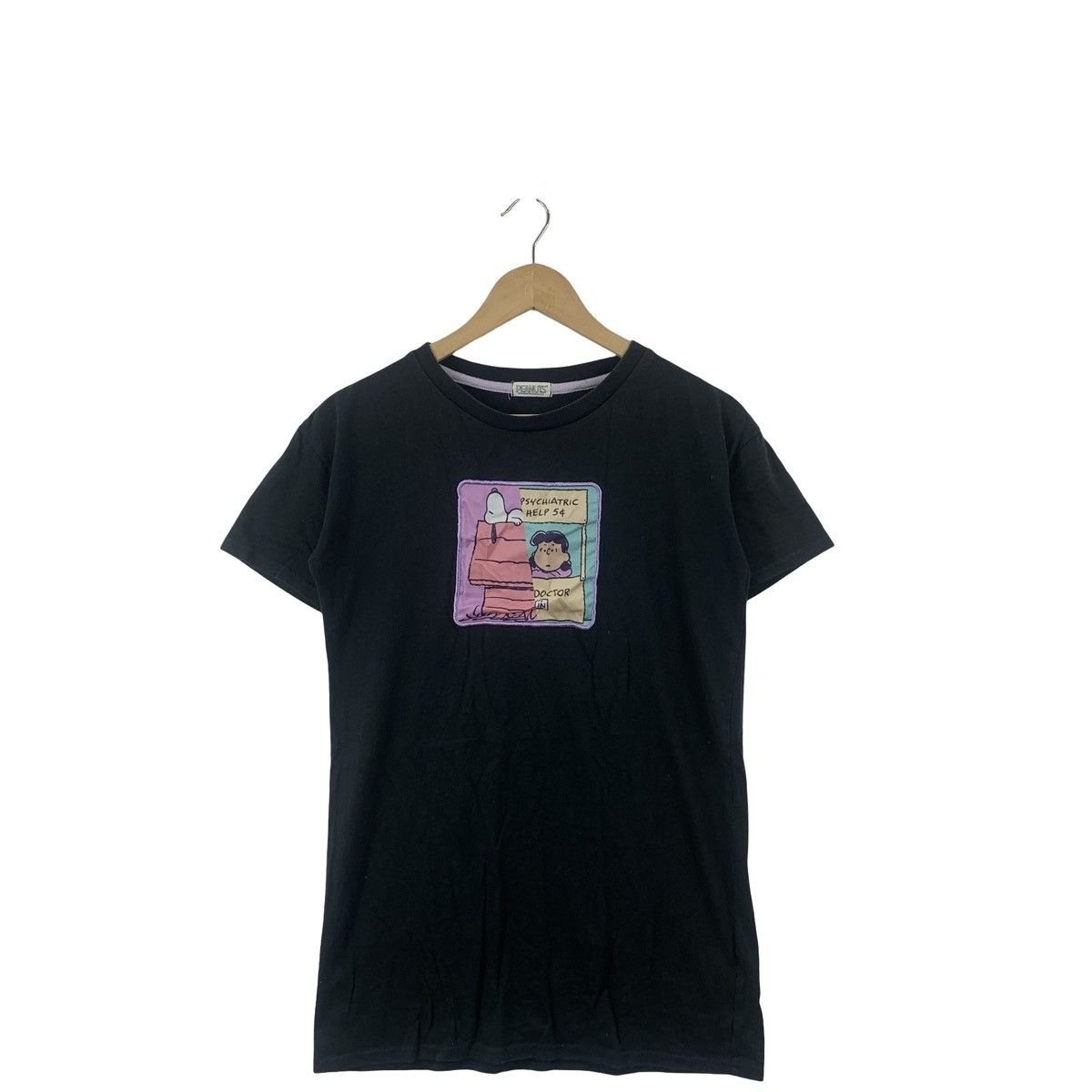 Peanuts Vintage PEANUTS SNOOPY PSYCHIATRIC Graphic T-Shirt Tee Retro Size S / US 4 / IT 40 - 5 Thumbnail