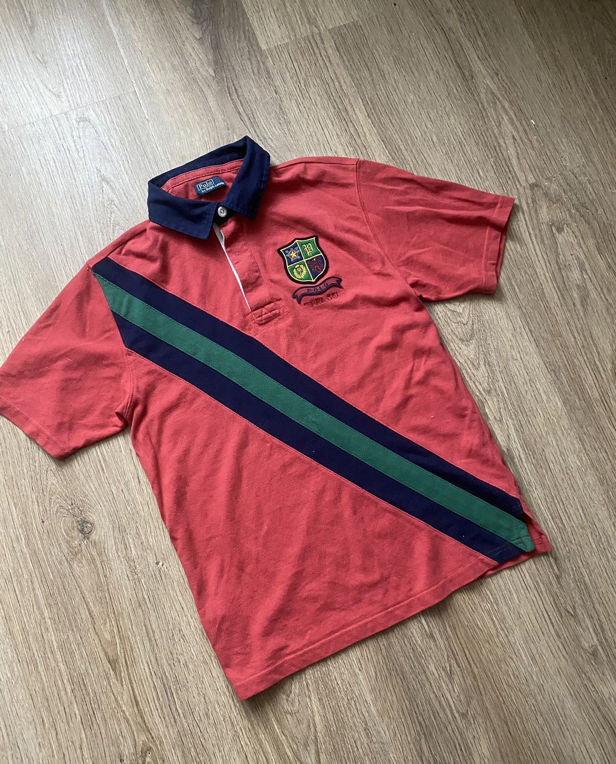 Polo Ralph Lauren × Vintage Vintage Polo Ralph Lauren New York Y2K multicolour rugby Size US S / EU 44-46 / 1 - 2 Thumbnail