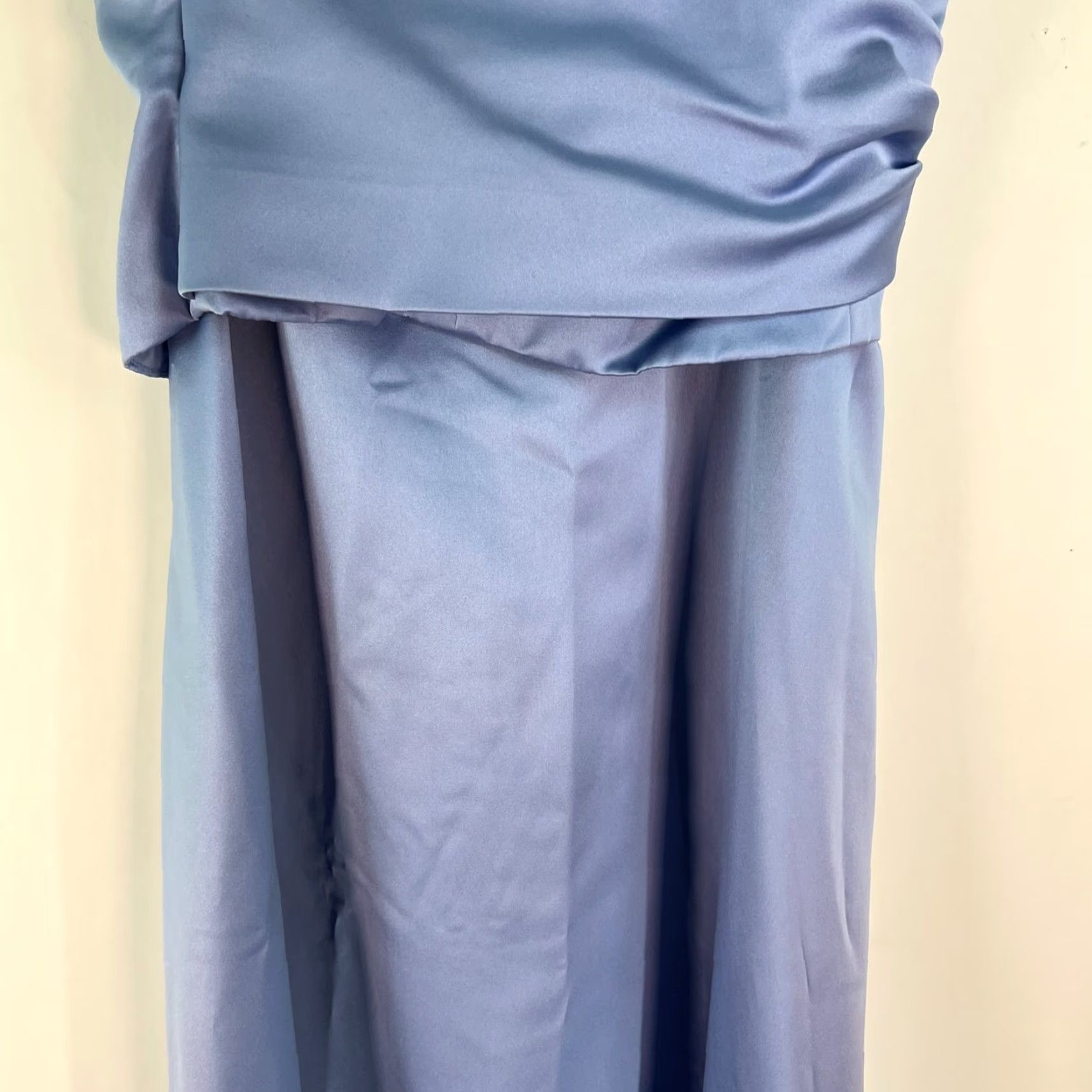 Vintage VINTAGE Mori Lee Blue Cocktail Dress Women Size 10 Sheath Sleeveless Shawl Party Formal Size L / US 10 / IT 46 - 4 Thumbnail