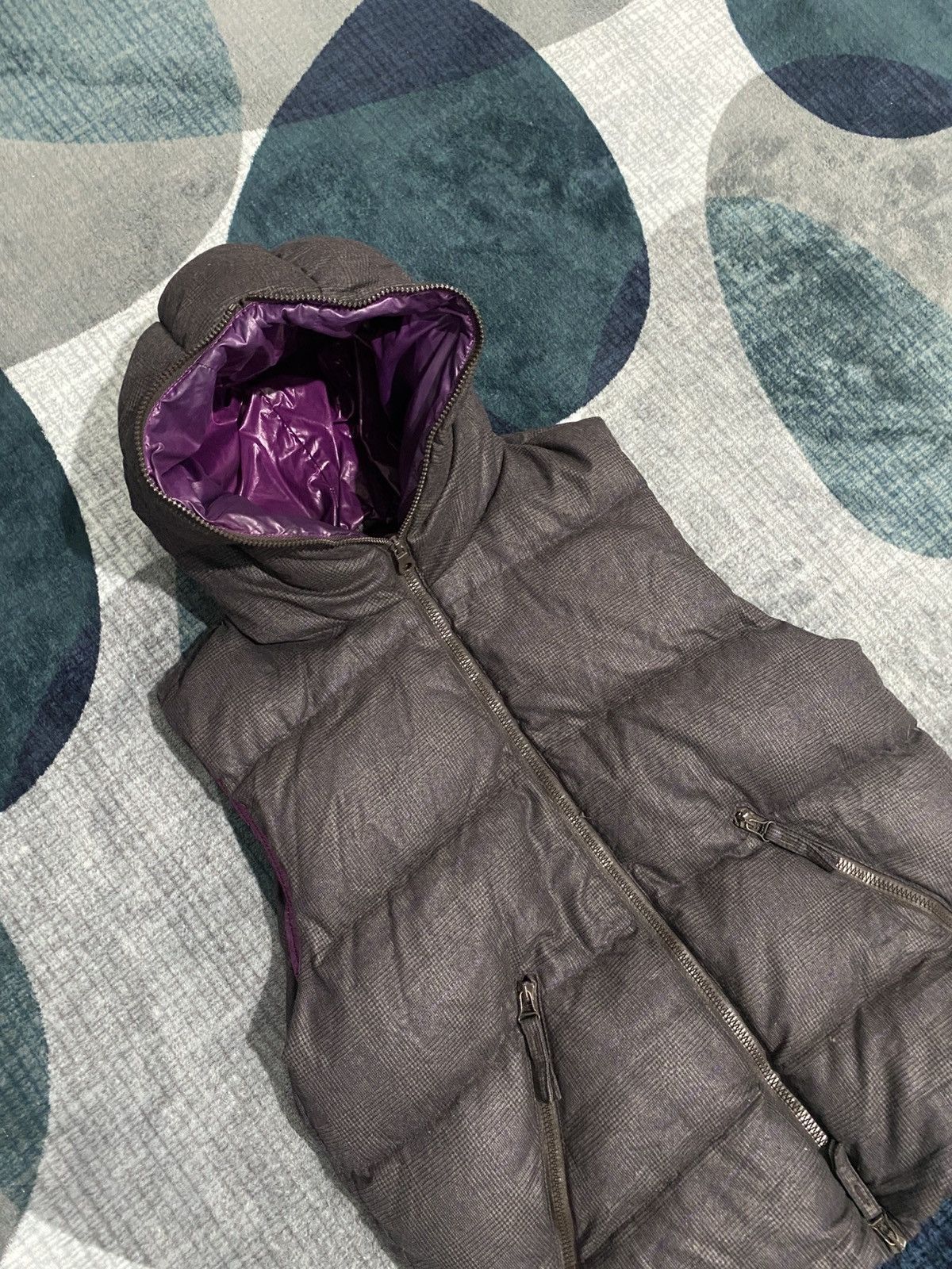 2000s Duvetica - Plaid Down Puffer Vest