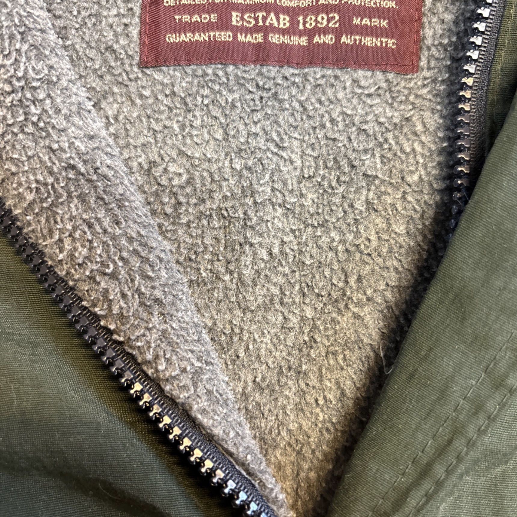Abercrombie & Fitch VINTAGE Abercrombie & Fitch Parker Hood Fleece Lined Green Jacket Parka Men S Hooded Small Green Mens Size US S / EU 44-46 / 1 - 4 Thumbnail