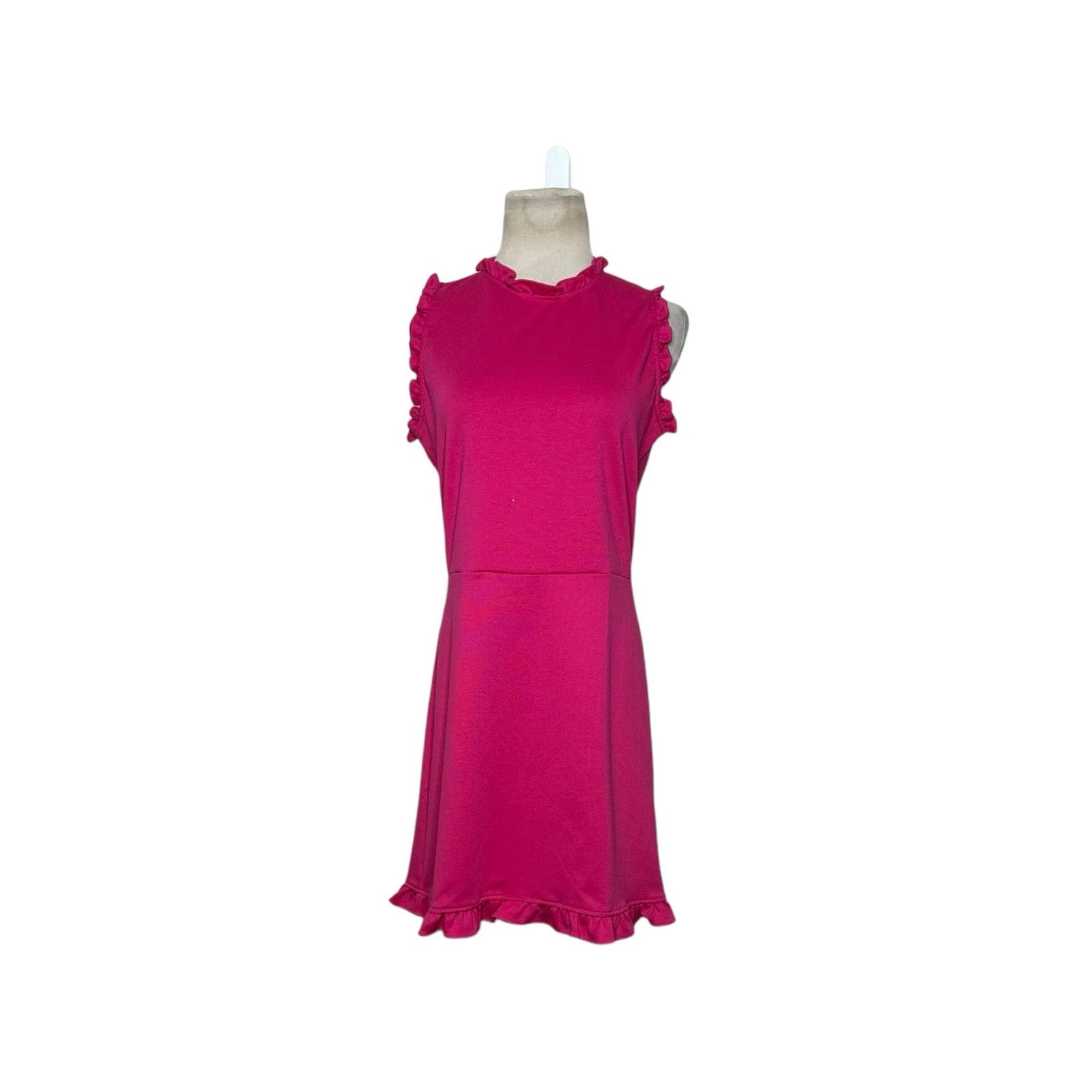 Amanda Uprichard Amanda Uprichard fuchsia sleeveless sheath dress size Large Size L / US 10 / IT 46 - 12 Thumbnail