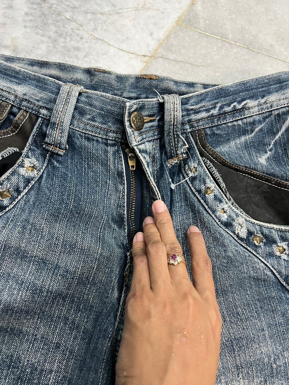 Japanese Brand Japanese Brand Trixy Flare Jeans Size US 32 / EU 48 - 9 Thumbnail