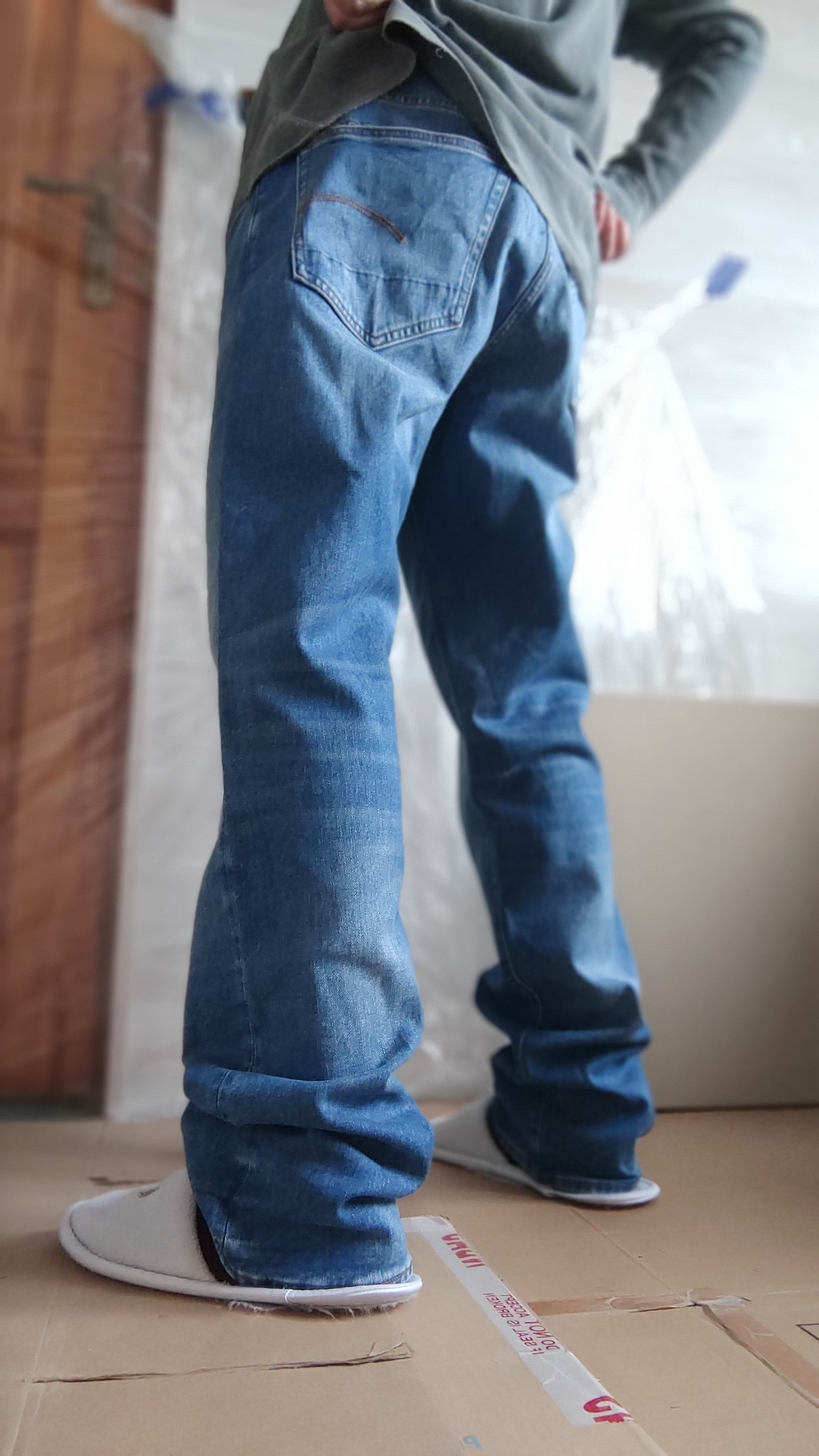 G-Star G-STAR Flared Pants Raw Baggy Denim Goth GS RAW Size US 36 / EU 52 - 13 Thumbnail