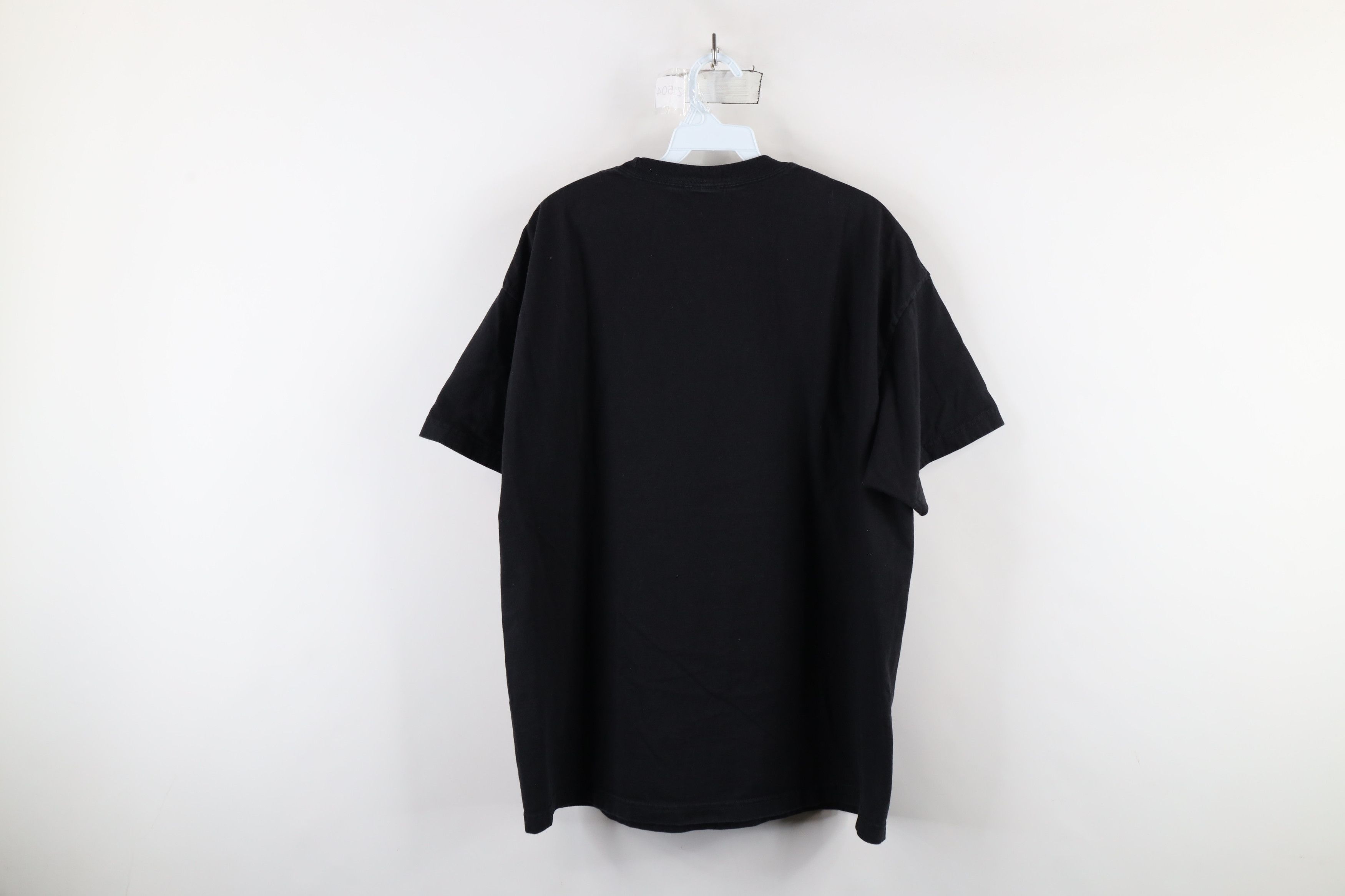 Vintage Vintage 90s Streetwear Cotton Short Sleeve T-Shirt Black Size US XL / EU 56 / 4 - 11 Thumbnail