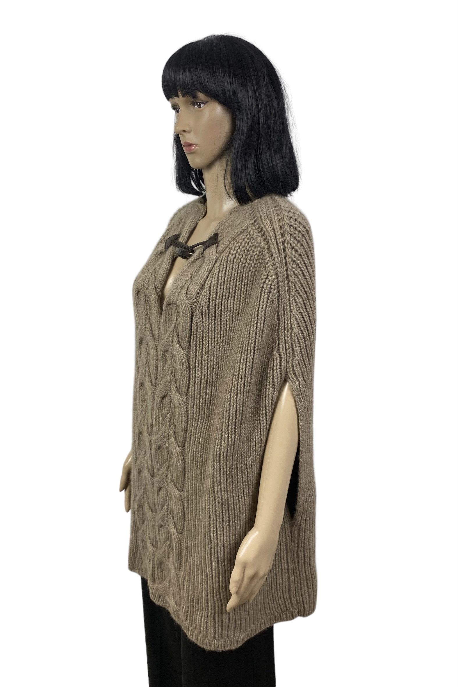Designer fogal poncho jacket 100% cashmere size M Size M / US 6-8 / IT 42-44 - 5 Thumbnail