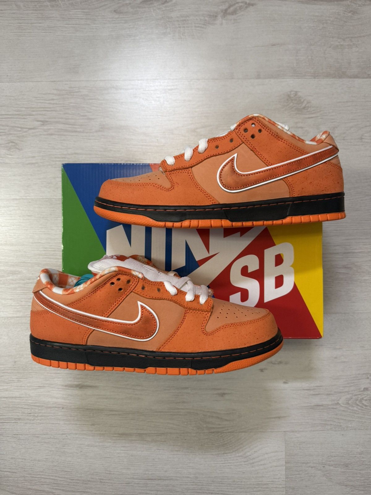 Nike 2022 Nike SB Dunk Low Concepts Orange Lobster Special Box Size US 9.5 / EU 42-43 - 2 Thumbnail