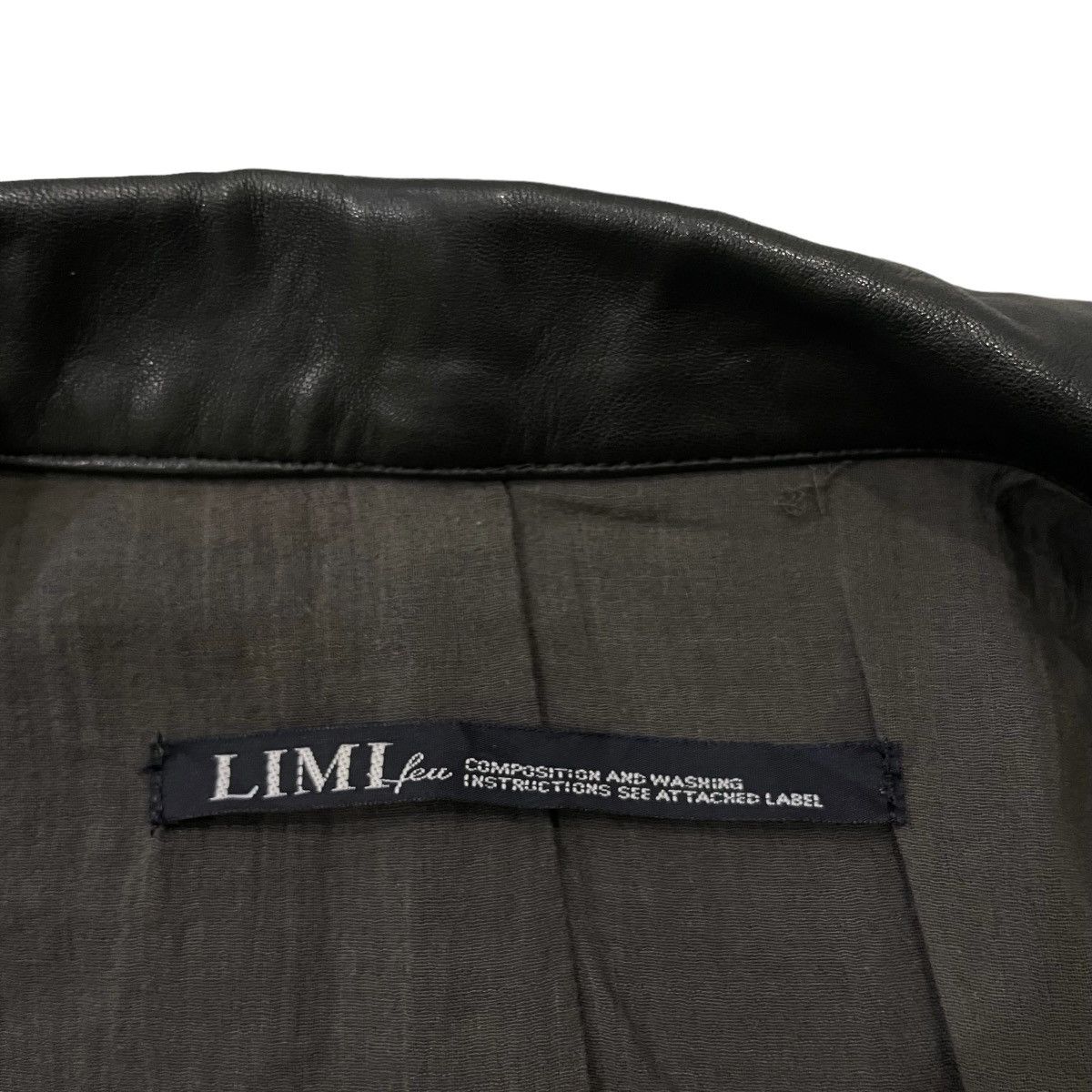 Limi Feu Limi Feu Yohji Yamamoto Punk Belted Leather Jacket Size S / US 4 / IT 40 - 16 Thumbnail