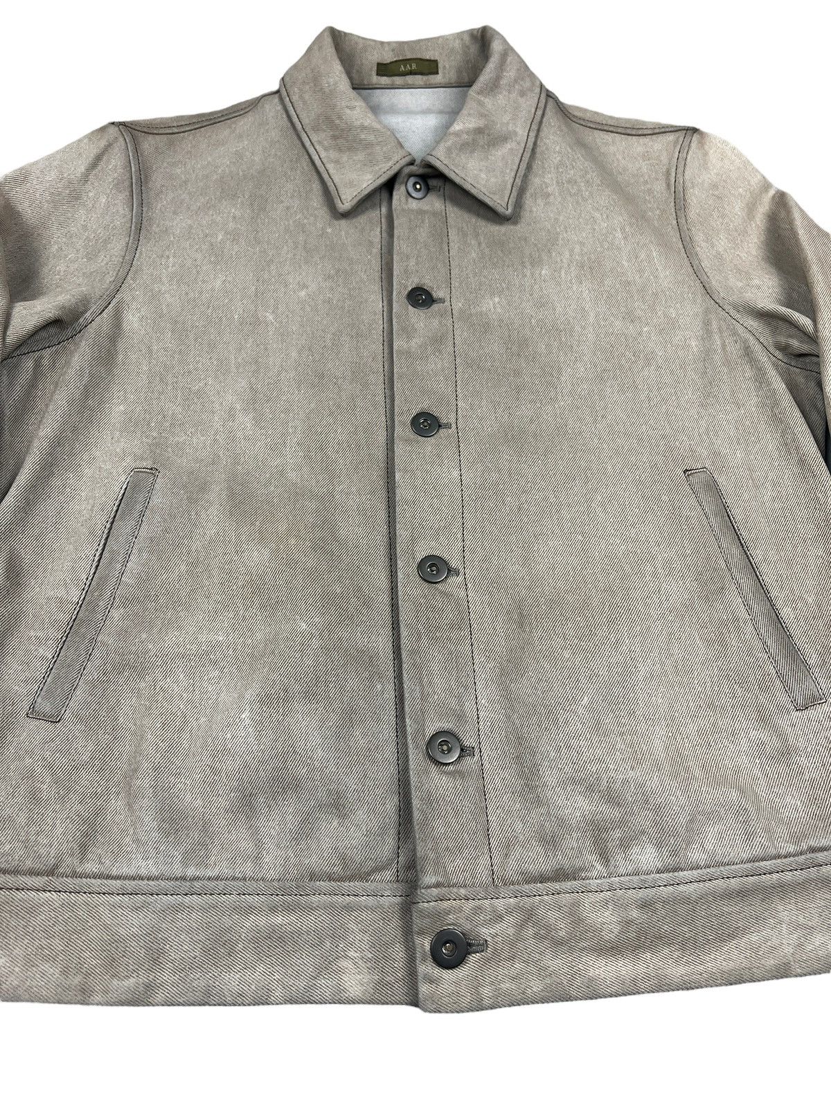Yohji Yamamoto 1990 Yohji Yamamoto ‘Against All Risk” Denim Jacket Size US M / EU 48-50 / 2 - 7 Thumbnail