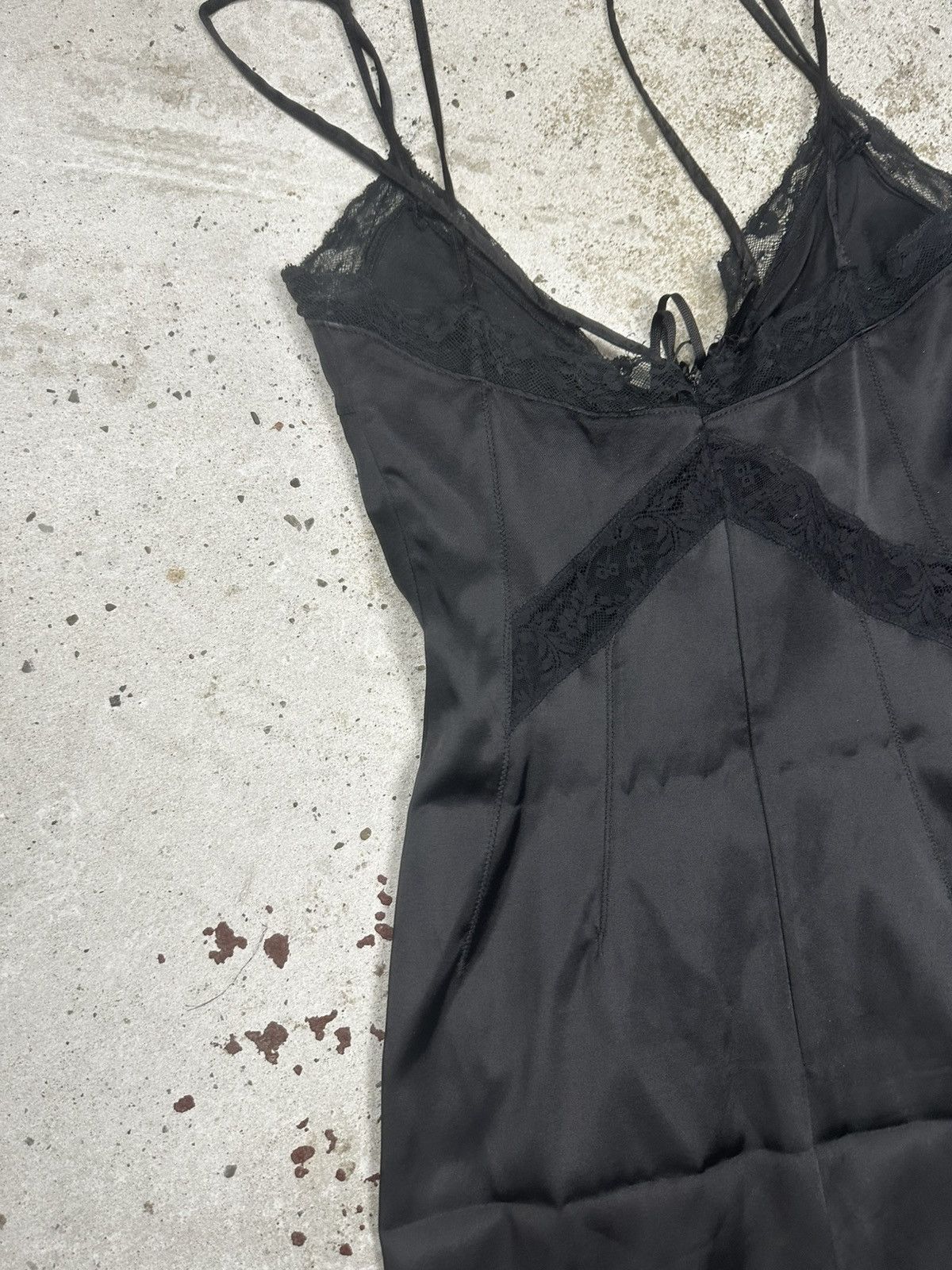 Dolce & Gabbana 2001 Dolce & Gabbana Black Corset Lace Up Bra Dress Size M / US 6-8 / IT 42-44 - 17 Thumbnail