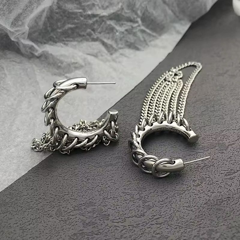 Jewelry Exaggerated Long Tassel Earrings Size ONE SIZE - 2 Thumbnail
