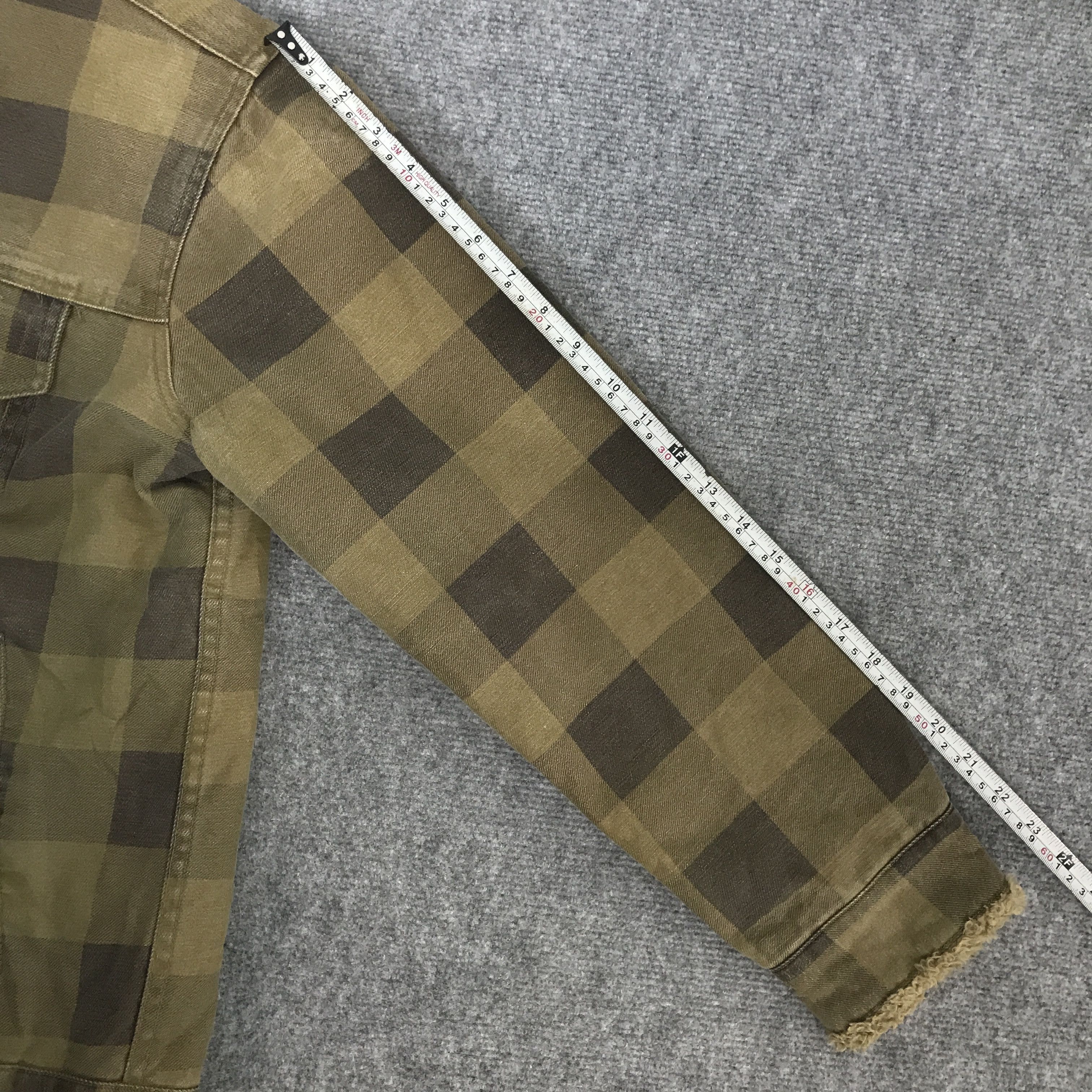 Japanese Brand vintage sky walk ranch Tartan design Button jacket K61B7 Size US M / EU 48-50 / 2 - 6 Thumbnail
