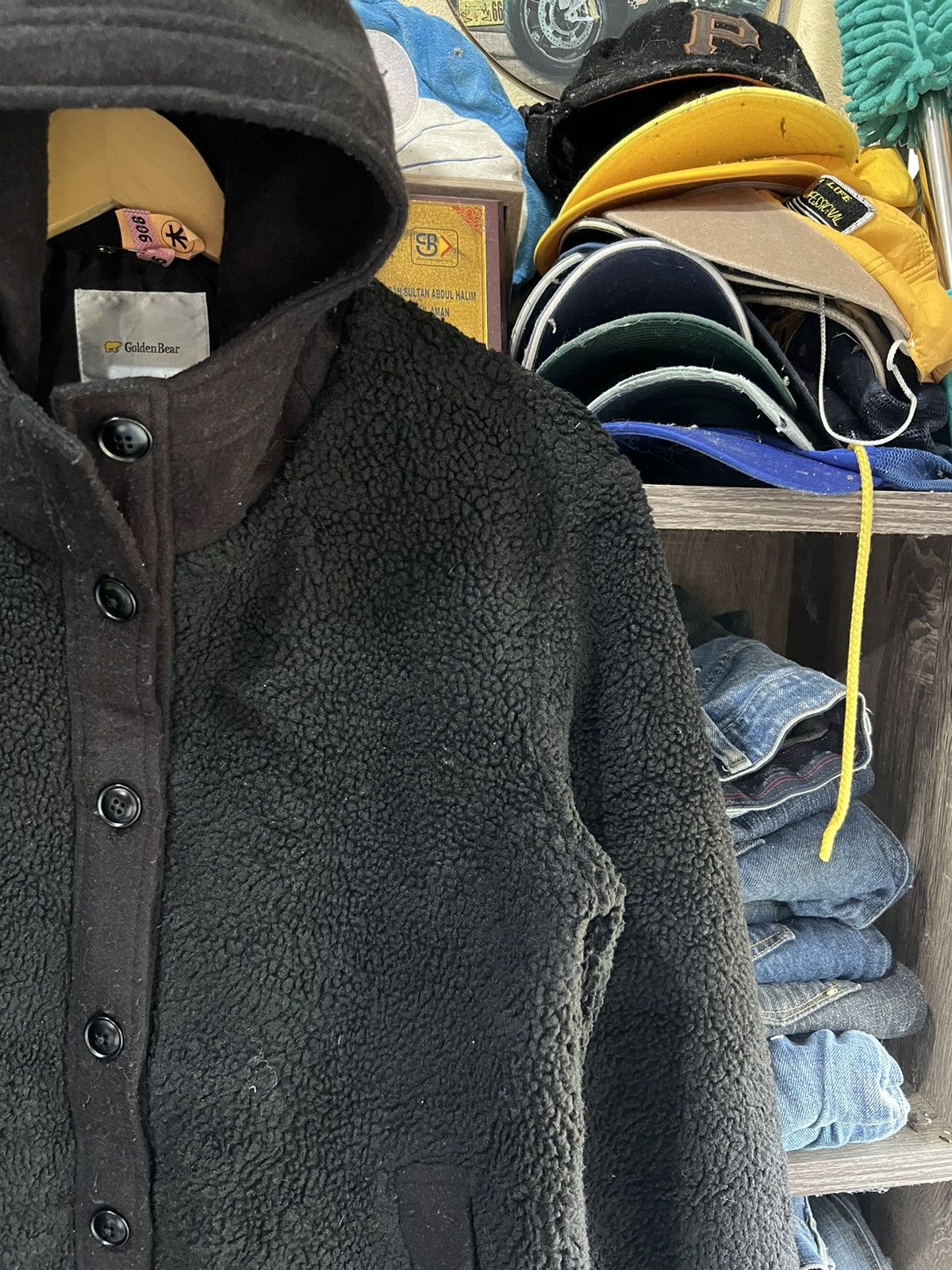 Golden Bear 🔥Golden Bear Deep Pile Sherpa Button Jacket Size US S / EU 44-46 / 1 - 6 Thumbnail