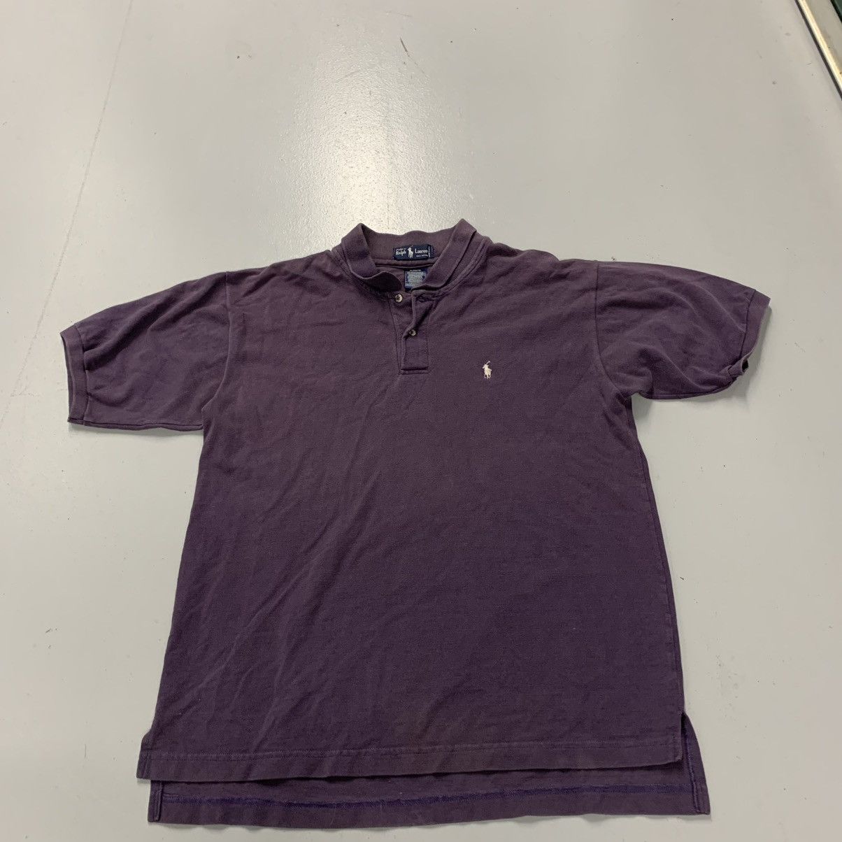 Polo Ralph Lauren Vintage Polo Ralph Lauren Purple Polo Shirt XL Size US XL / EU 56 / 4 - 1 Thumbnail
