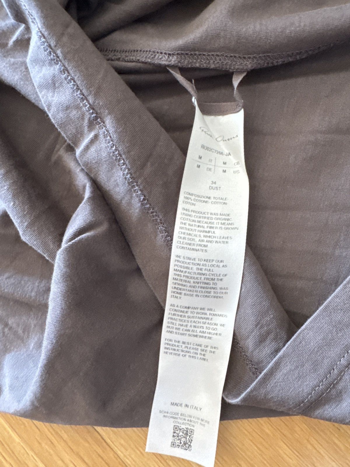 Rick Owens Rick Owens Dust Long Sleeve Size M Size US M / EU 48-50 / 2 - 2 Thumbnail