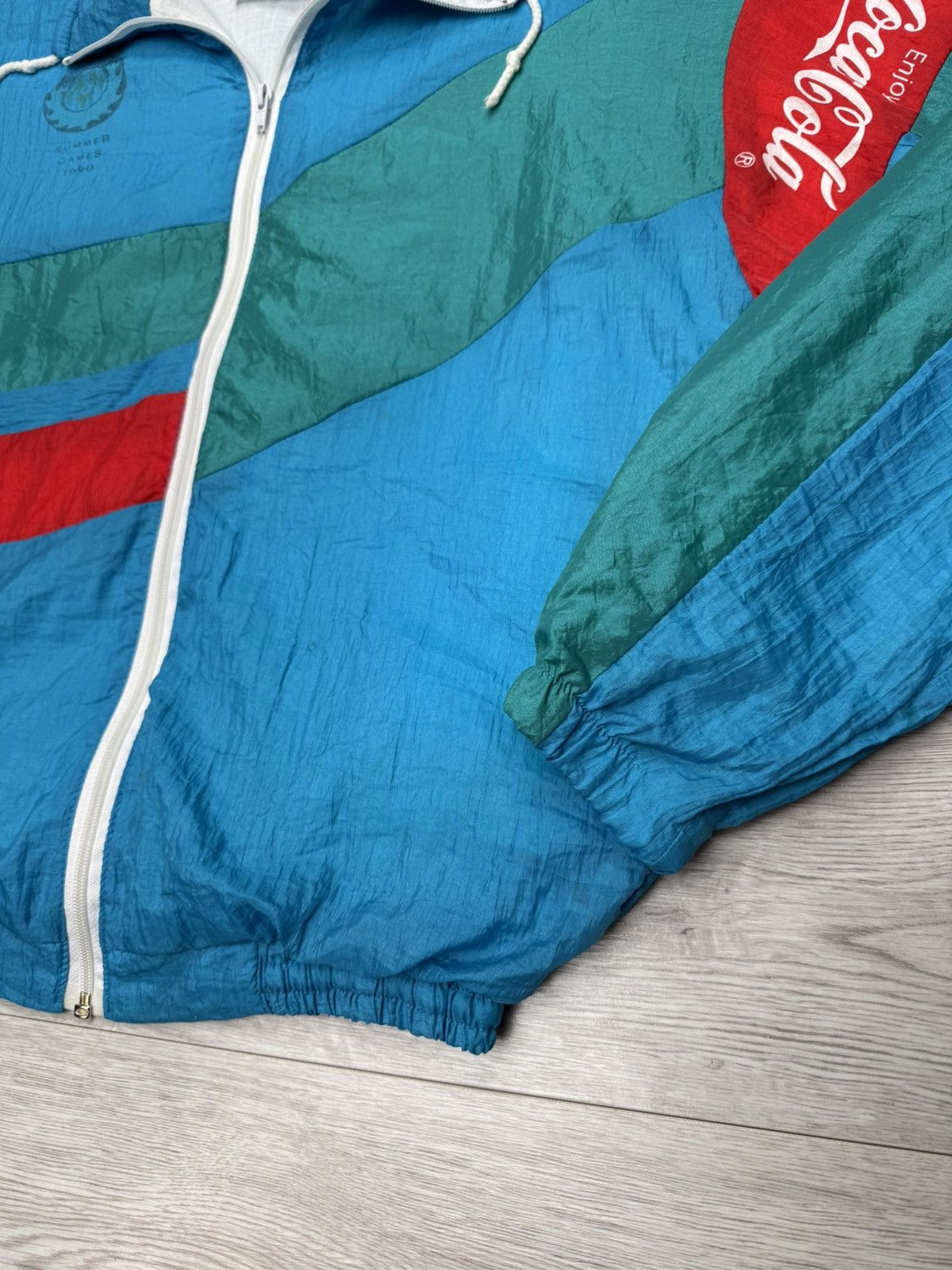 USA Olympics Coca Cola European Special Olympics 1990 Retro Track Jacket Size US S / EU 44-46 / 1 - 3 Thumbnail