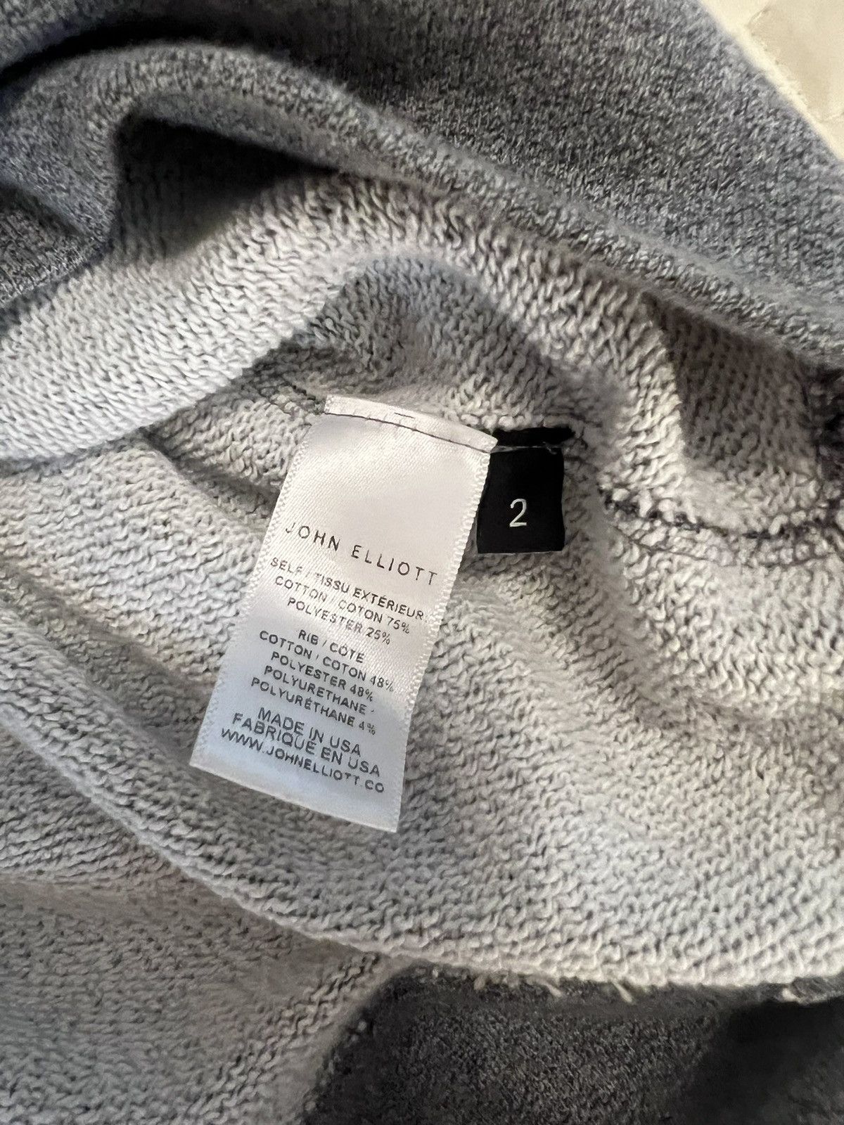 John Elliott Raglan Hoodie Sz M Size US M / EU 48-50 / 2 - 6 Thumbnail