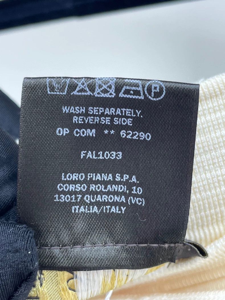 Loro Piana Loro piana Milk-white knitted wide-leg trousers 2506-Nextar Size 27" / US 4 / IT 40 - 4 Thumbnail