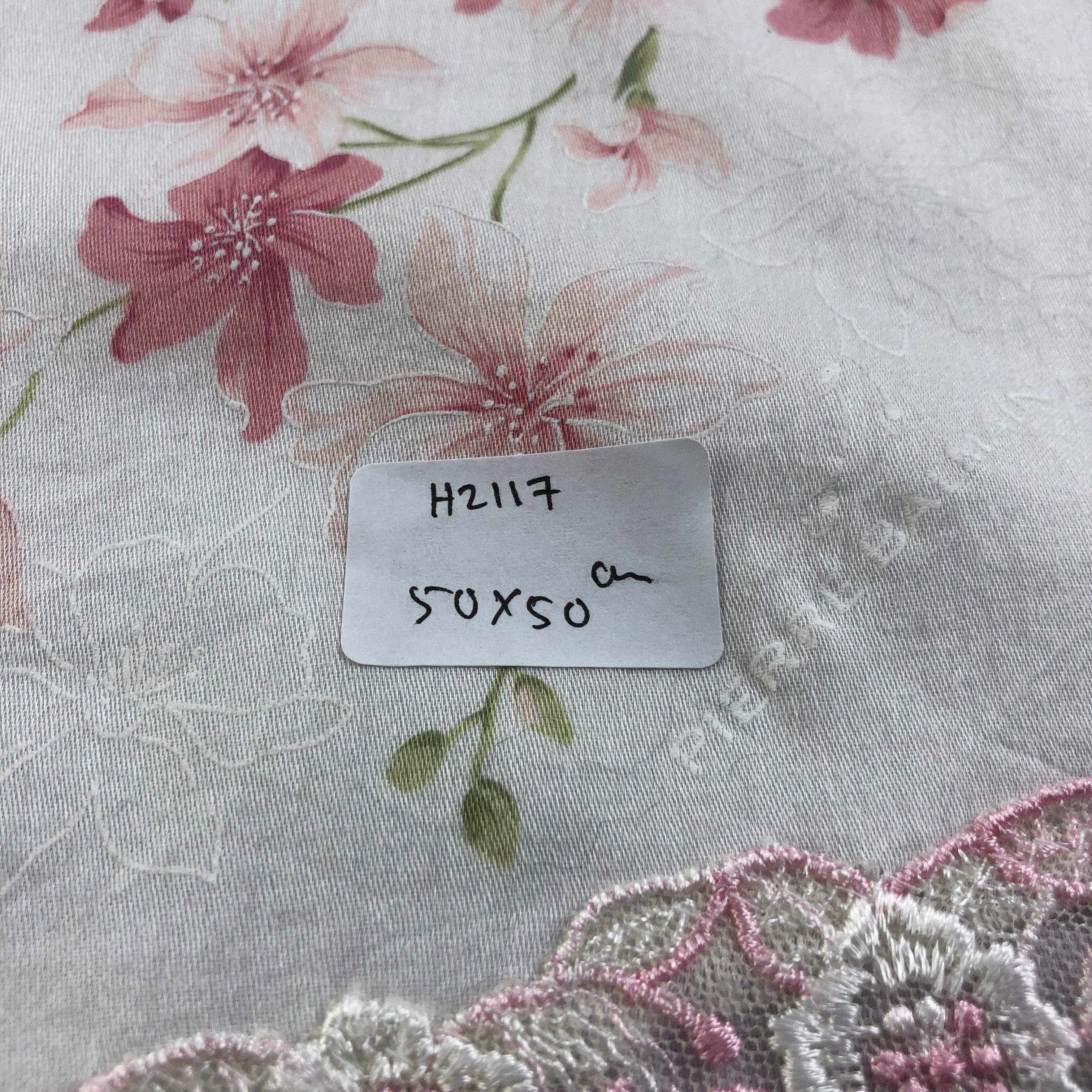Pierre Balmain Pierre Balmain Floral Handkerchief Neckerchief Bandana H2117 Size ONE SIZE - 12 Thumbnail