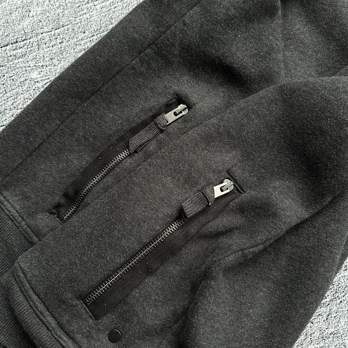 Allsaints Mens Oldsen Bomber Allsaints Full Zip Gray Size: S Size US S / EU 44-46 / 1 - 7 Thumbnail