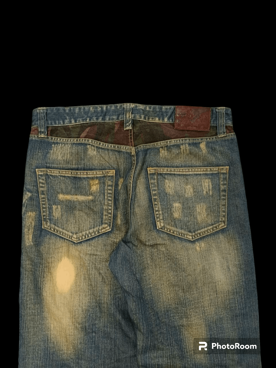 Japanese Brand SICK RUSTY RIPED UNITED SUPERIOR DENIM PANTS Size US 33 - 4 Thumbnail