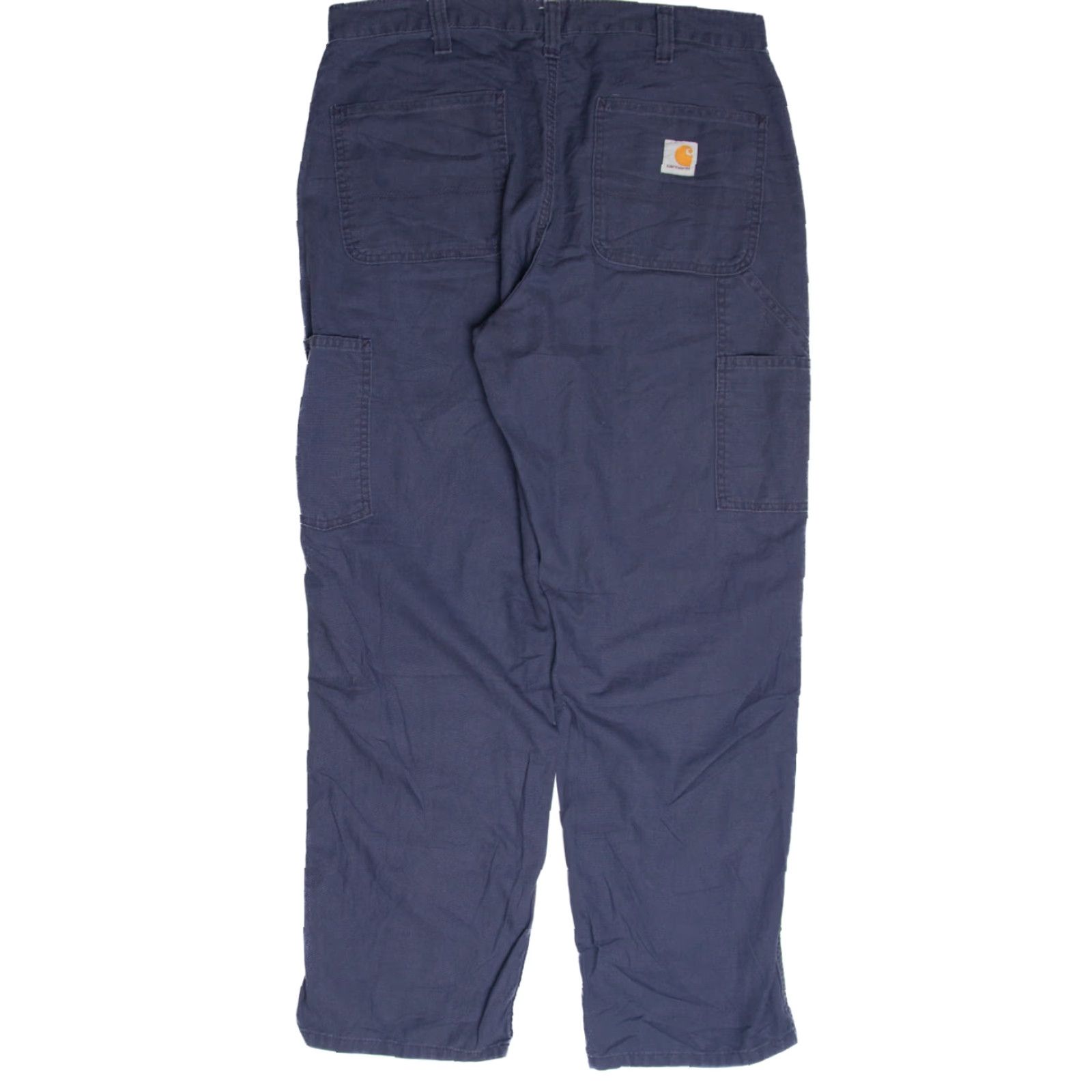 Carhartt VINTAGE Carhartt Workwear Pants 475 Blue Navy Cotton Polyester 33x30 Mens Size US 33 - 3 Thumbnail