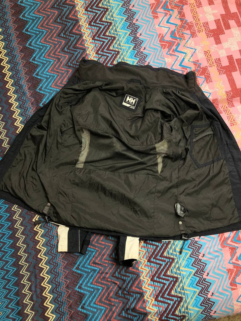 Helly Hansen vintage Helly Hansen Y2K Leather jacket big logo Streetwear Size US XS / EU 42 / 0 - 18 Thumbnail