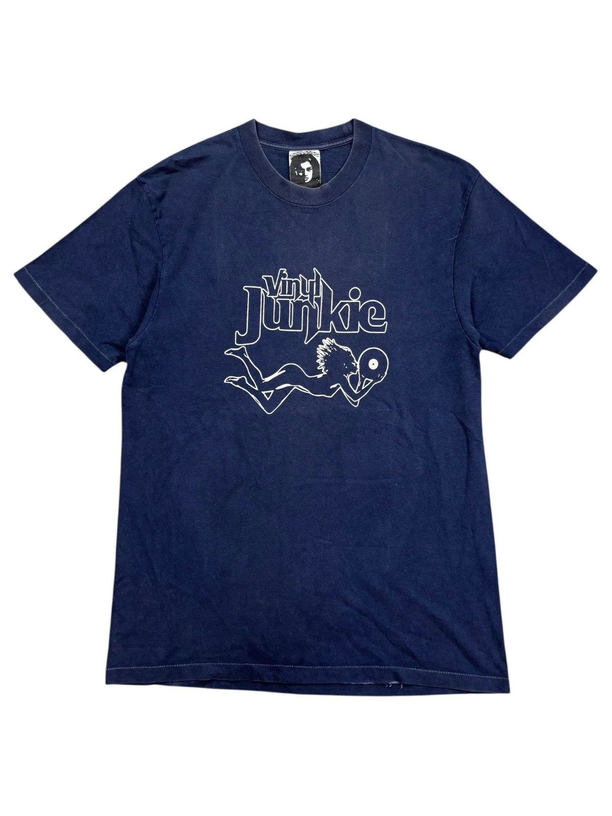Hysteric Glamour 2000s Hysteric - Vinyl Junkie Tee Size US M / EU 48-50 / 2 - 2 Thumbnail