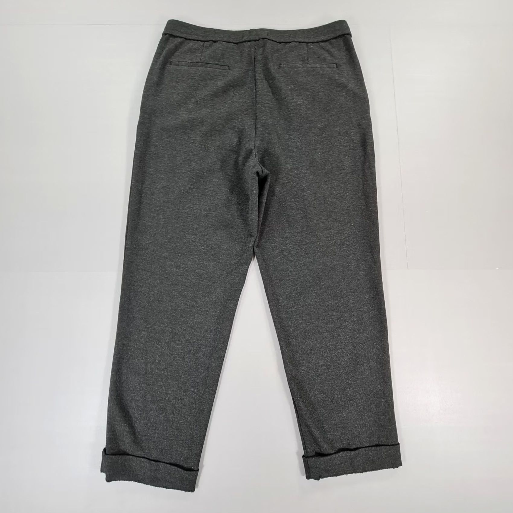 Allsaints AllSaints Mens Trousers Grey W34 L27 Elastic Waist Pockets Cropped Wool Blend Slim Tapered 65% Viscose 31% Polyamide 4% Elastane Mens Size US 34 / EU 50 - 7 Thumbnail