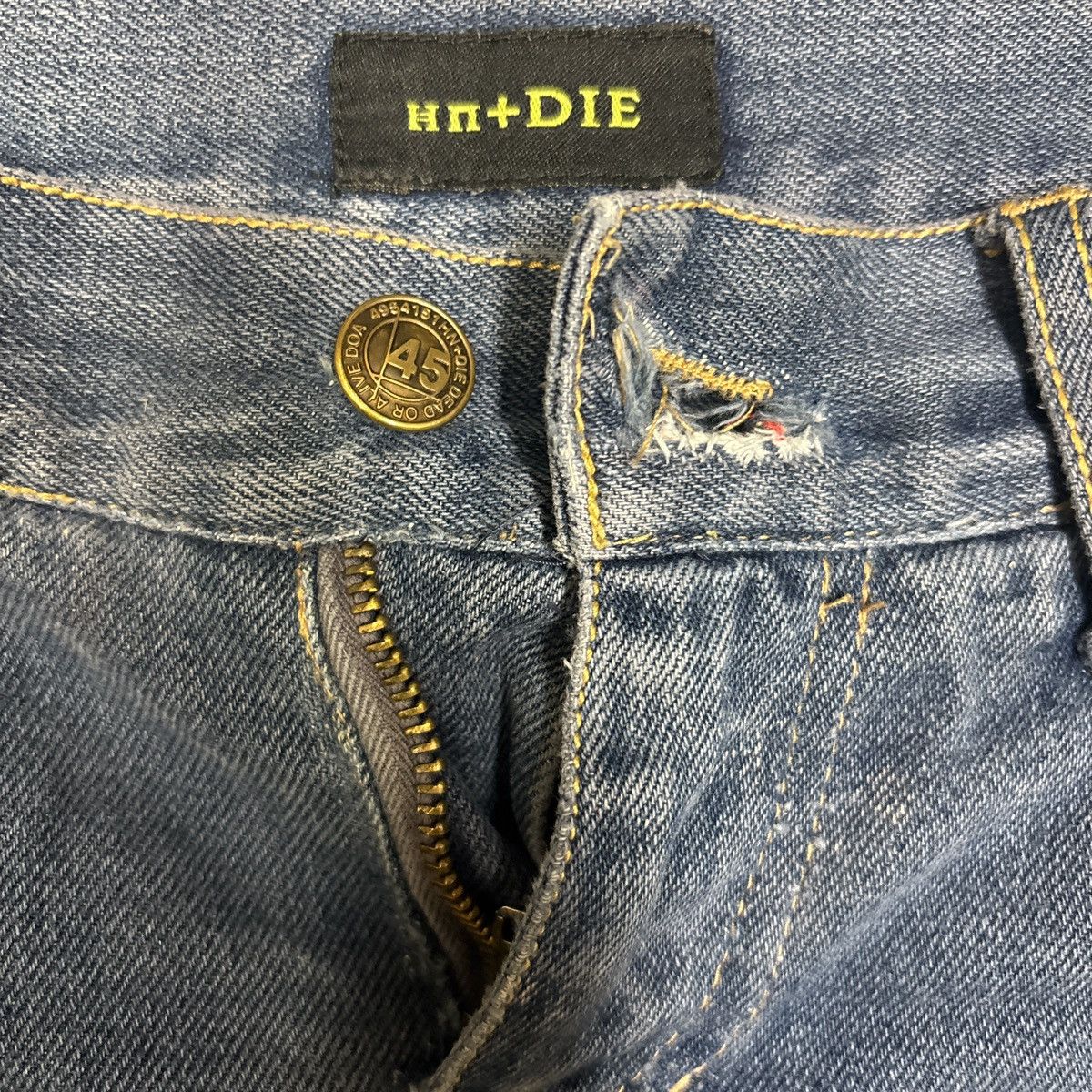 Hysteric Glamour RARE H Naoto + DIE Skull Denim Flares Size US 28 / EU 44 - 6 Thumbnail