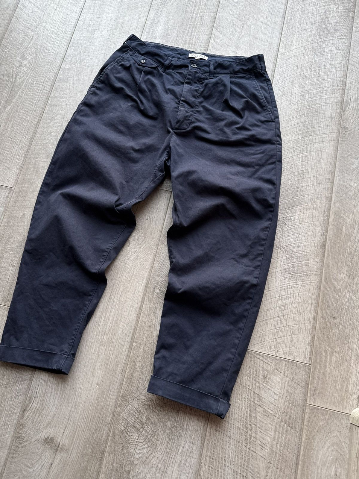 Alex Mill Alex Mill Military Standard Pleated Pant Cropped Chinos Size US 30 / EU 46 - 2 Thumbnail