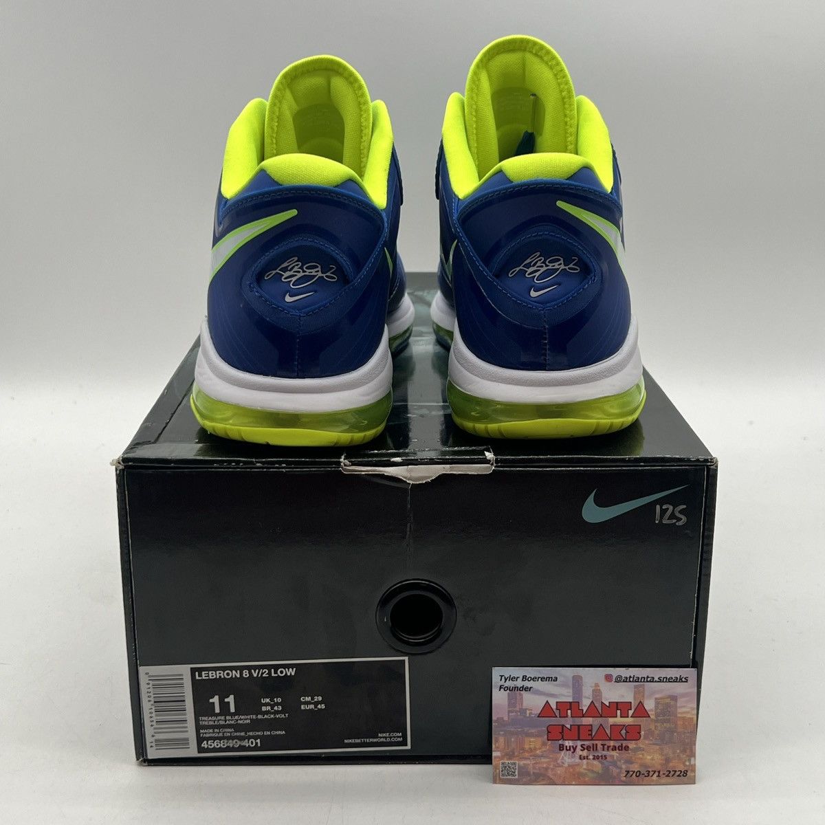 Nike Lebron 8 low sprite Size US 11 / EU 44 - 3 Thumbnail