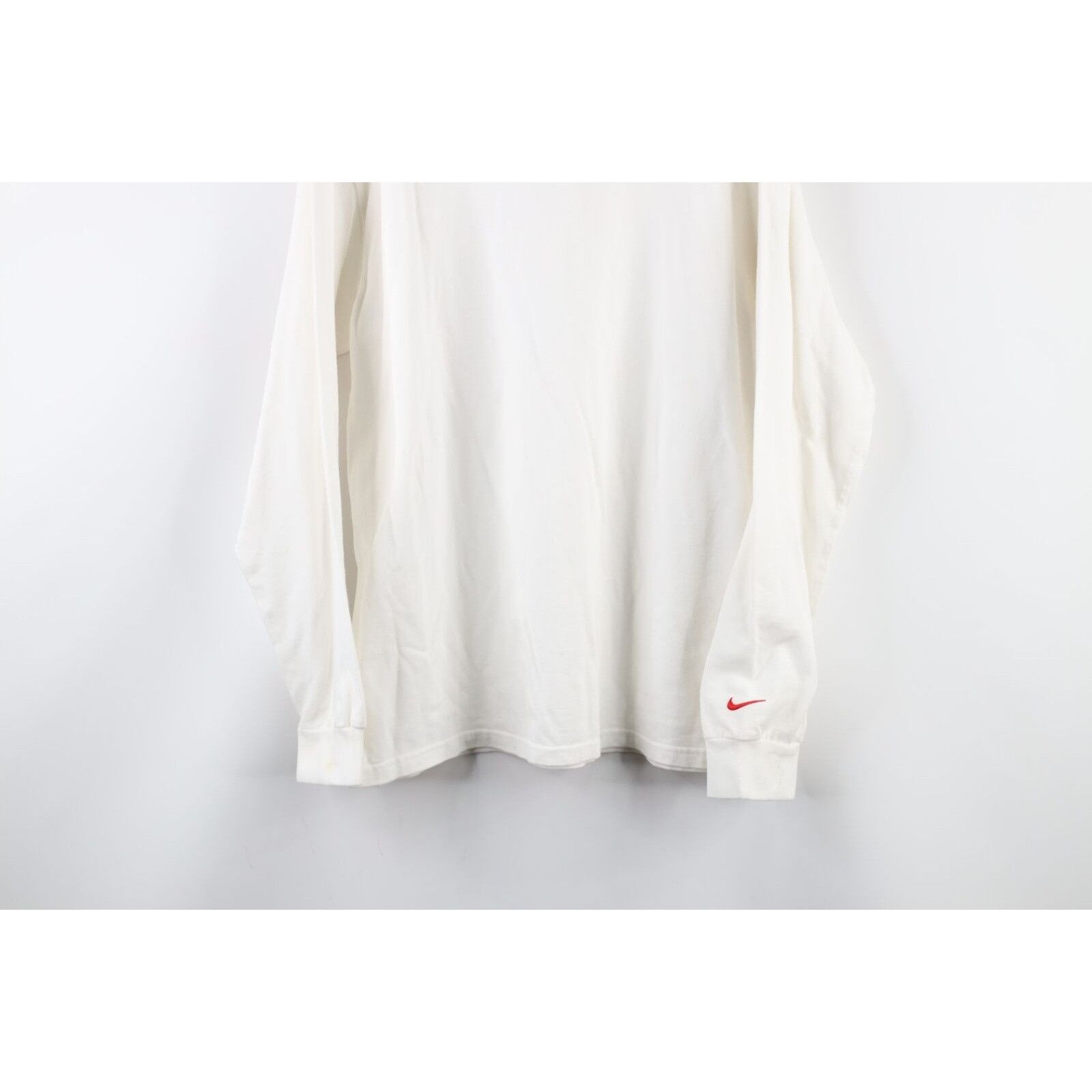 Nike × Vintage Vintage 90s Nike Detroit Red Wings Mock Neck T-Shirt Size US M / EU 48-50 / 2 - 3 Thumbnail