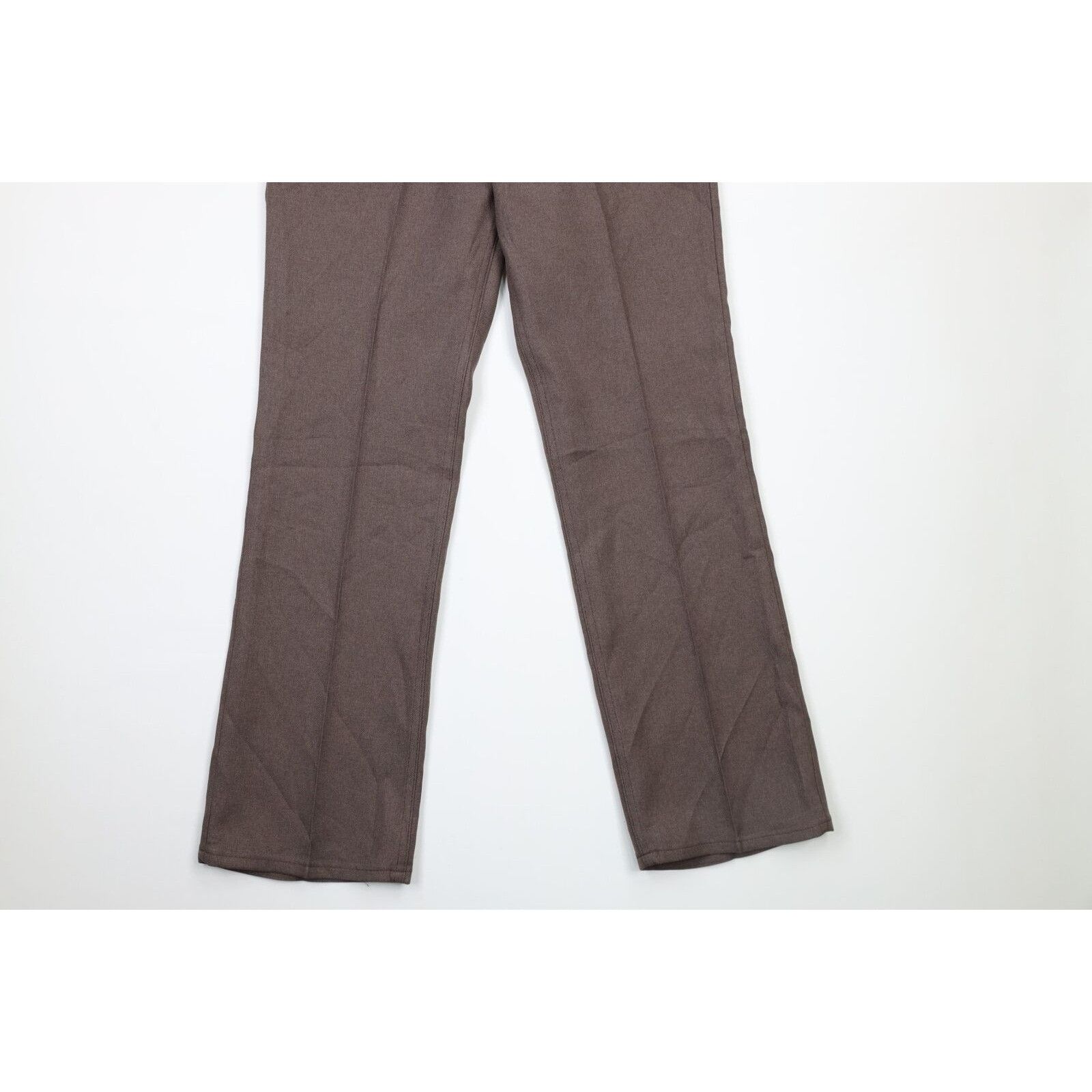 Levi's × Vintage Vintage 90s Levis Wide Leg Knit Chino Pants 33x30 Size US 33 - 4 Thumbnail