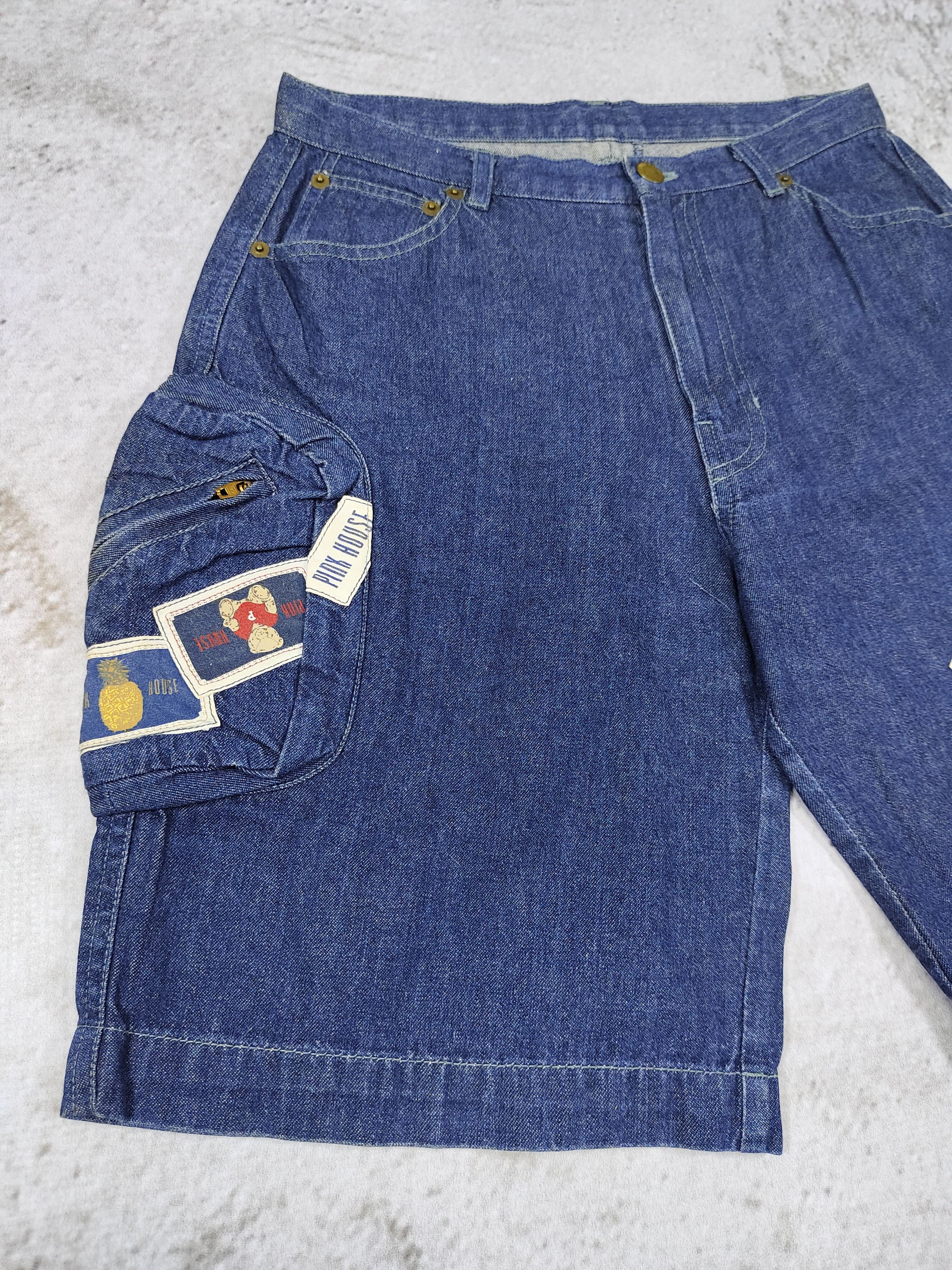 Pink House 00s Pink House- Pacth & Teddy Bear Embroidered Utility Denim Size 29" - 3 Thumbnail