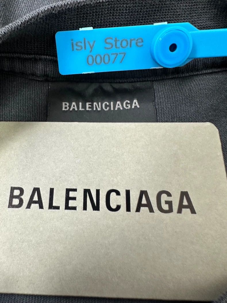 Balenciaga Balenciaga Monogrammed crewneck short sleeve T-shirt Size US L / EU 52-54 / 3 - 4 Thumbnail