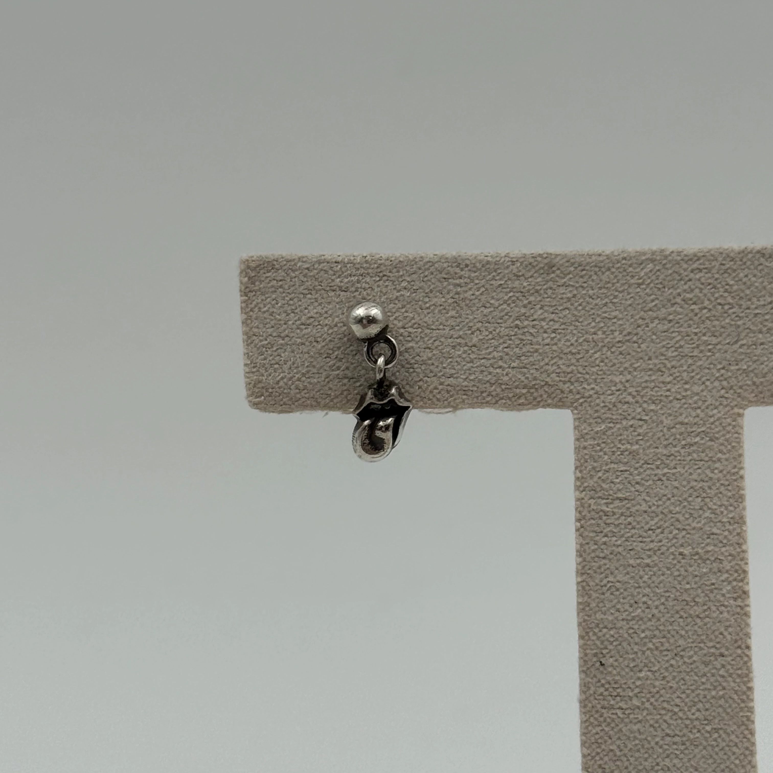 Chrome Hearts Chrome Hearts Rolling Stones Tongue Earrings Size ONE SIZE - 1 Thumbnail